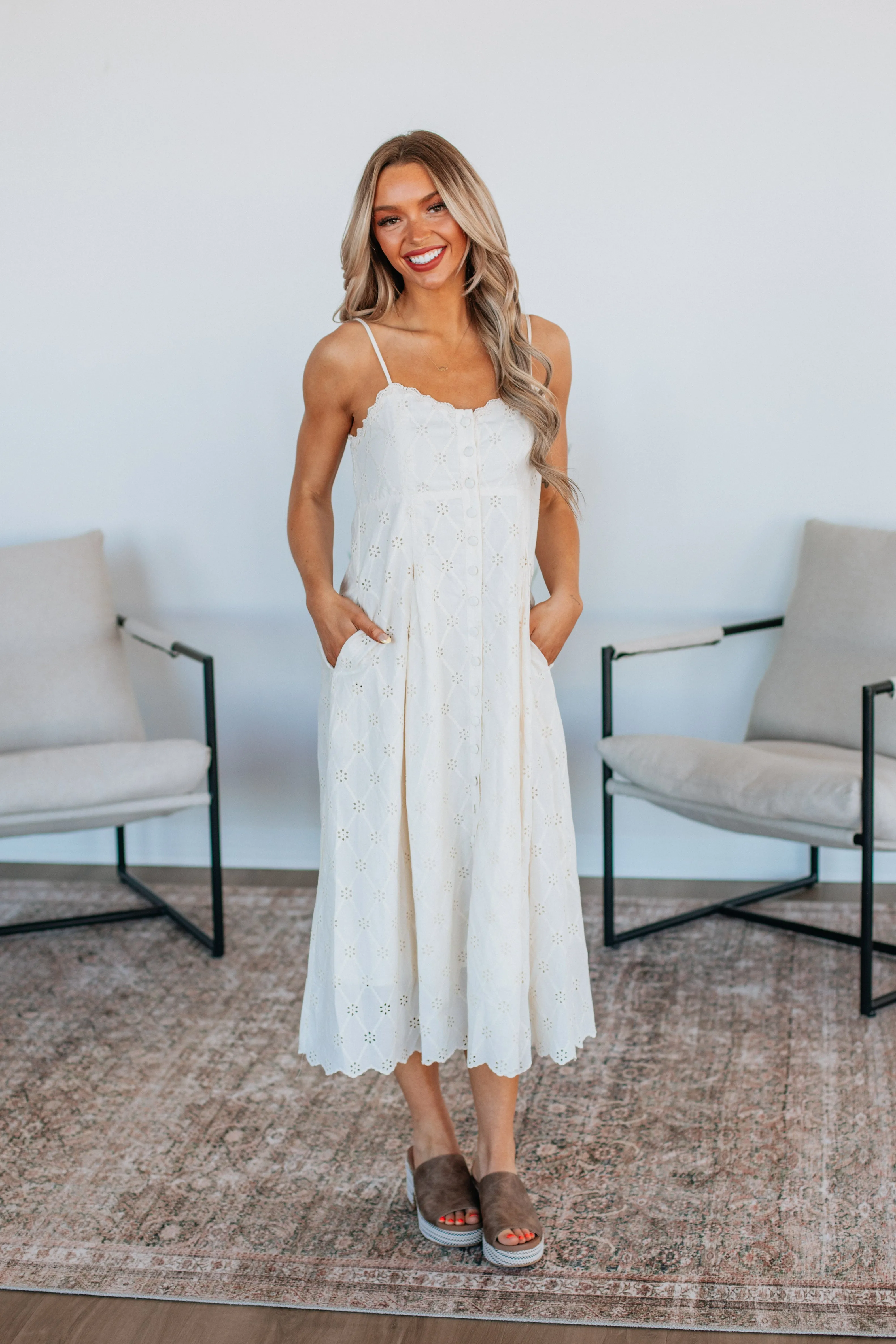 Keylan Eyelet Dress