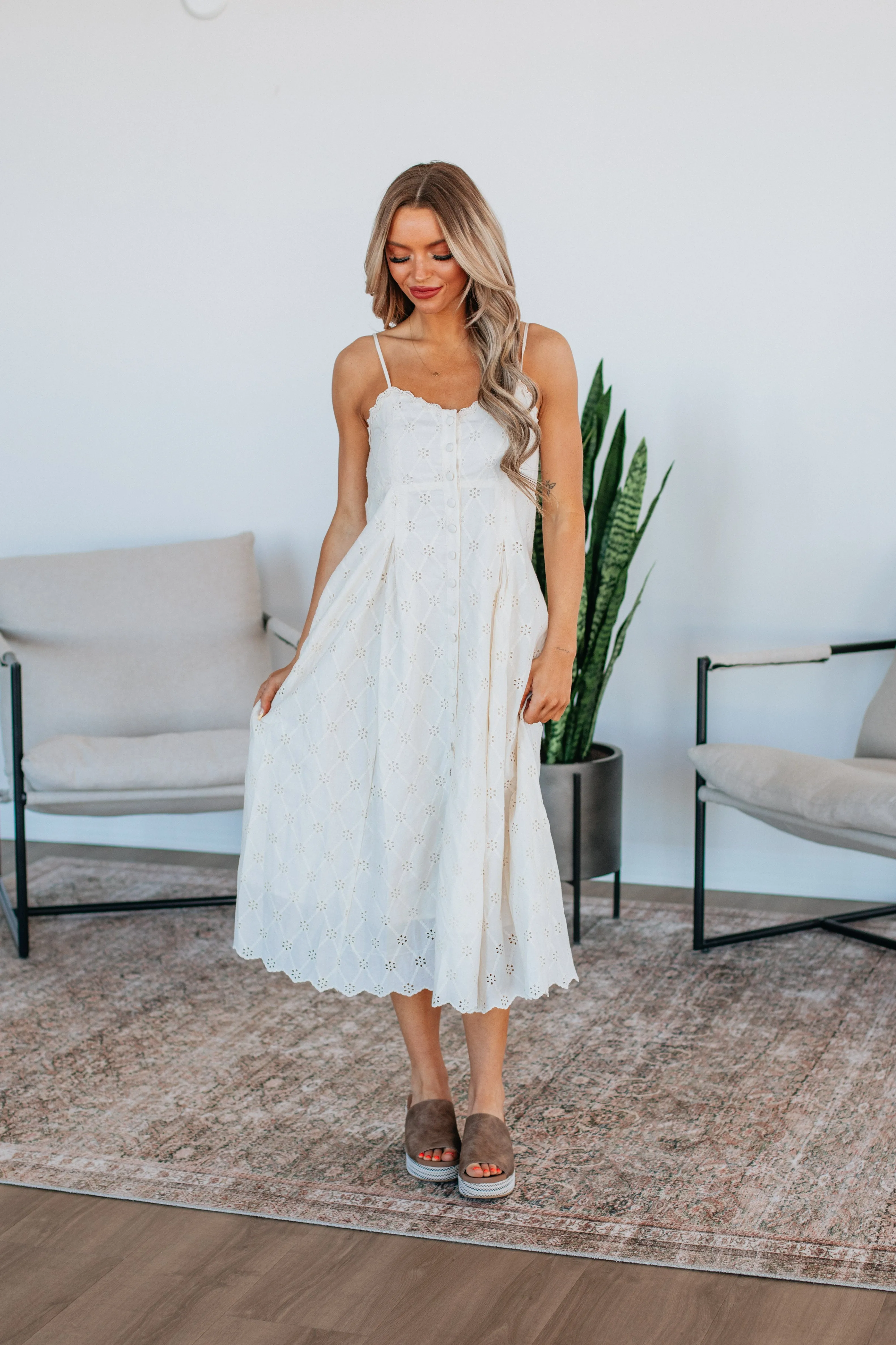 Keylan Eyelet Dress