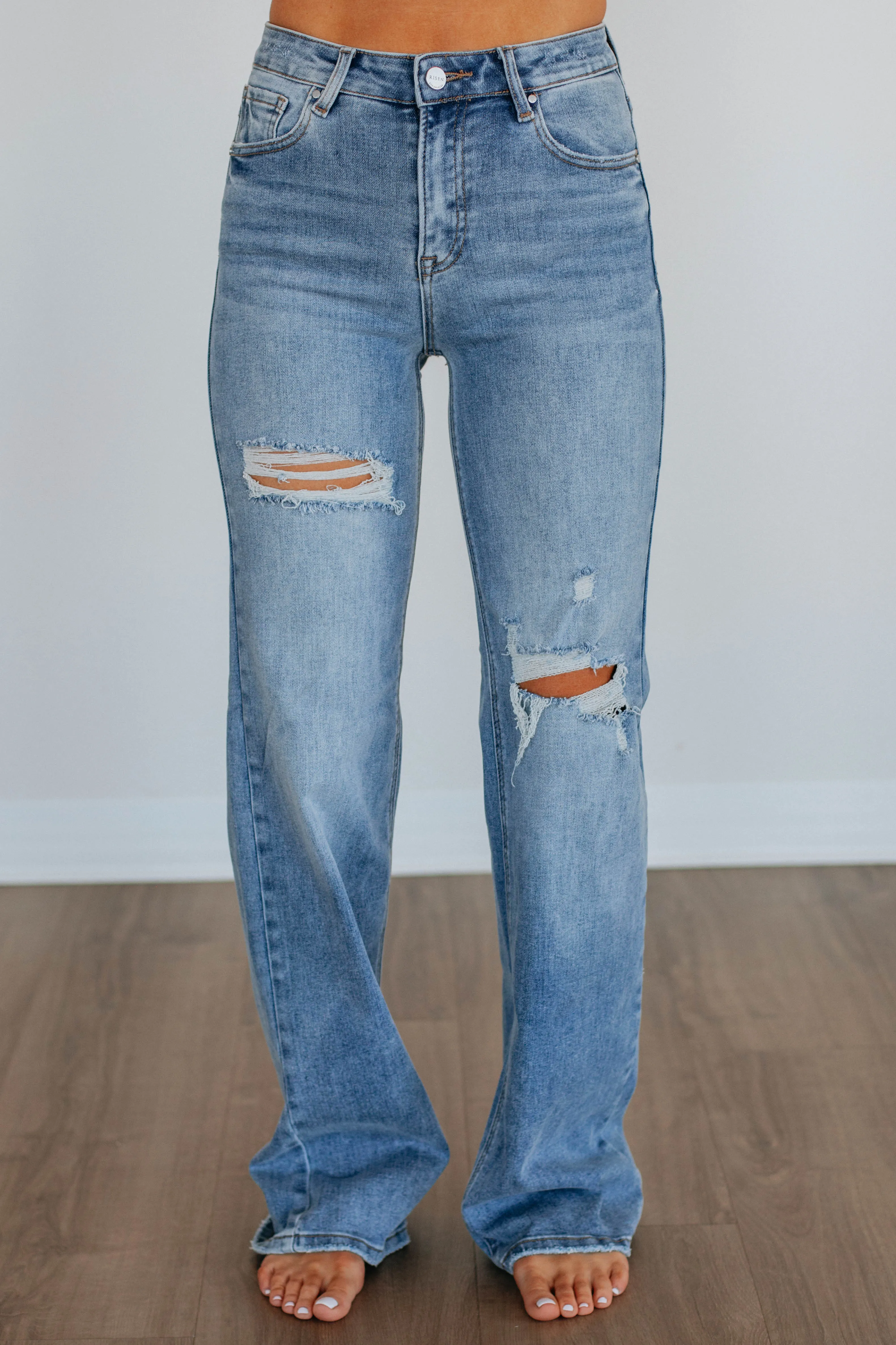 Kinsley Risen Jeans - Medium Wash