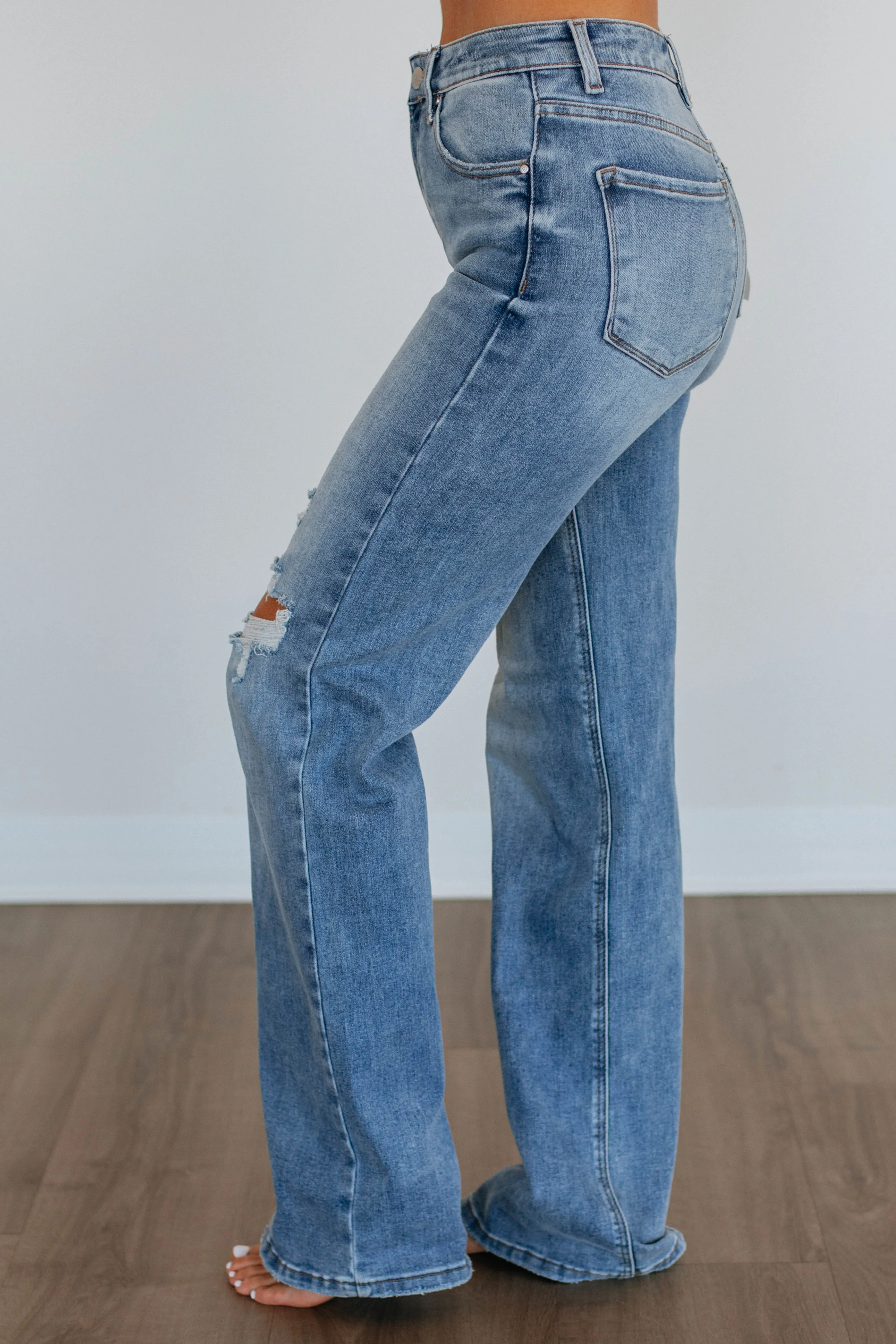 Kinsley Risen Jeans - Medium Wash
