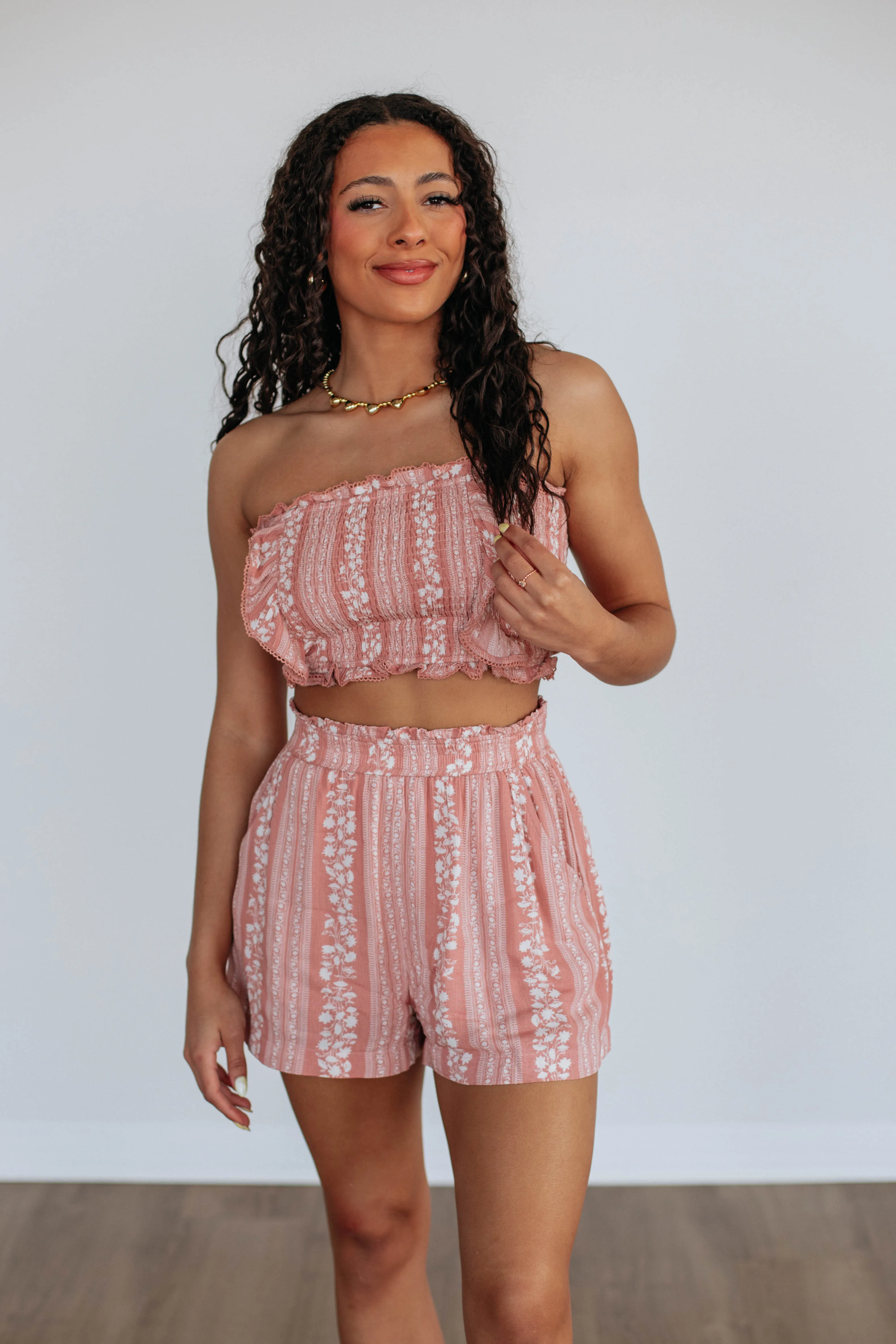 Lune Two-Piece Set - Mauve Mix