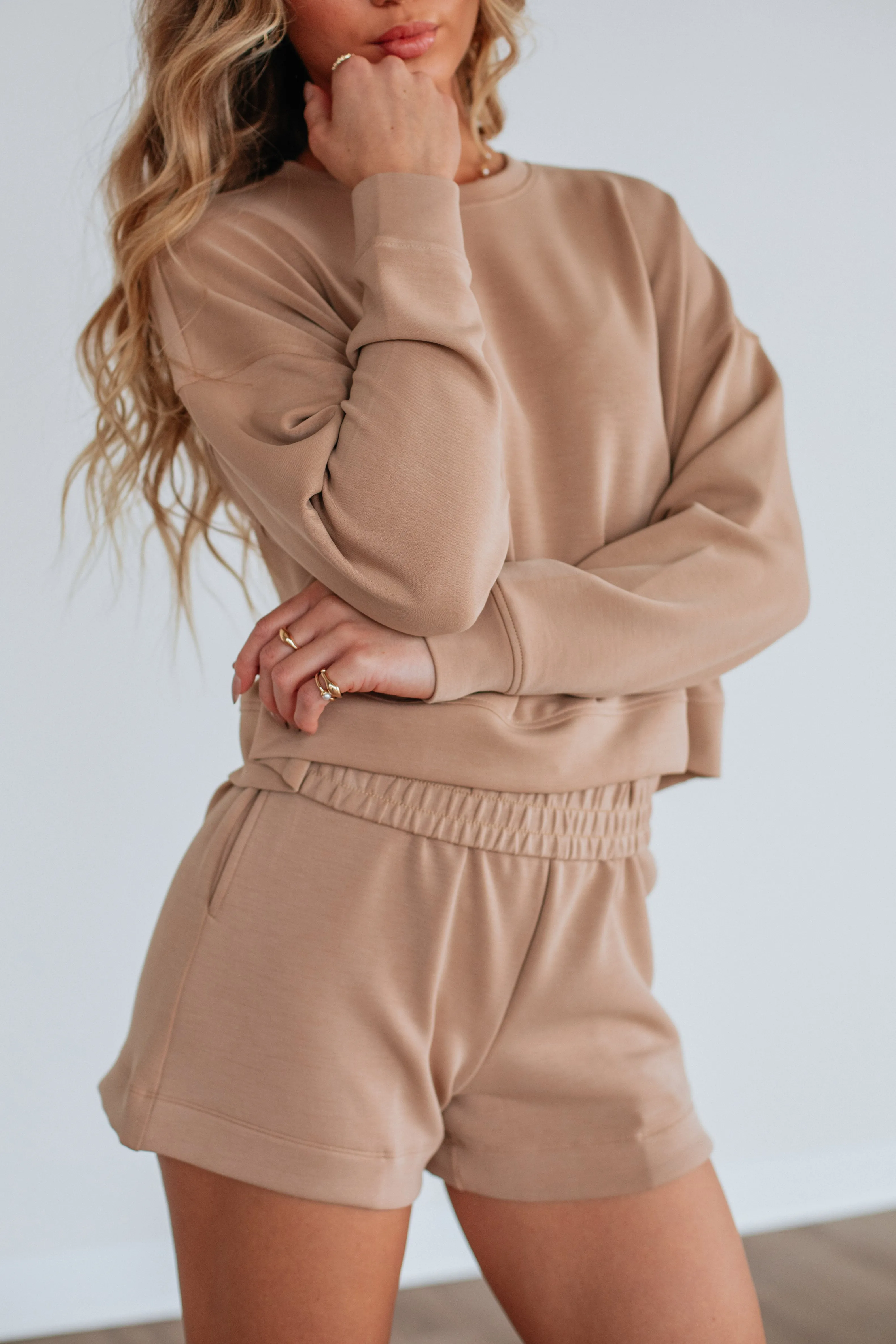 Luxley Lounge Shorts - Tan