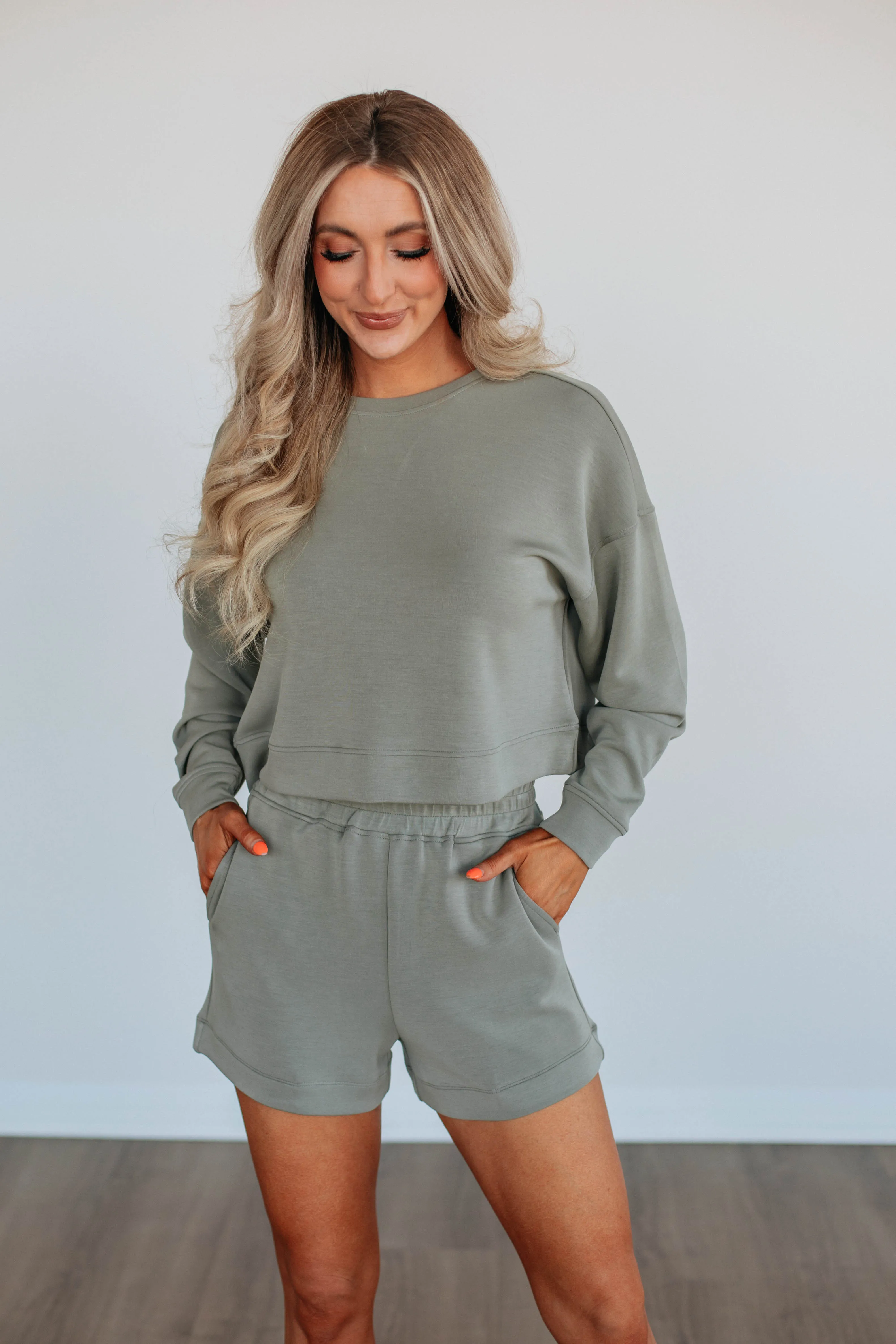 Luxley Lounge Sweatshirt - Sea Salt