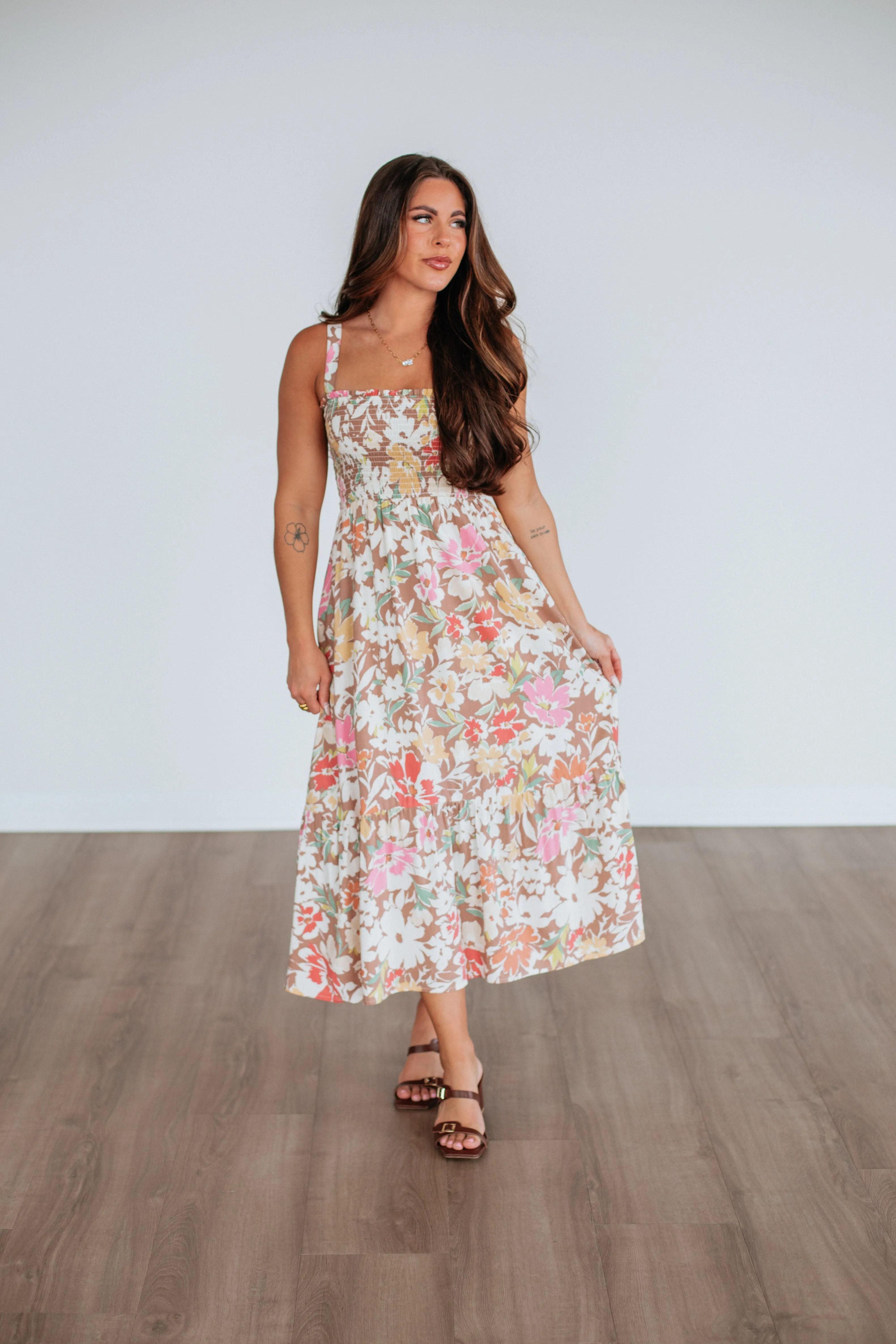 Magnolia Floral Dress