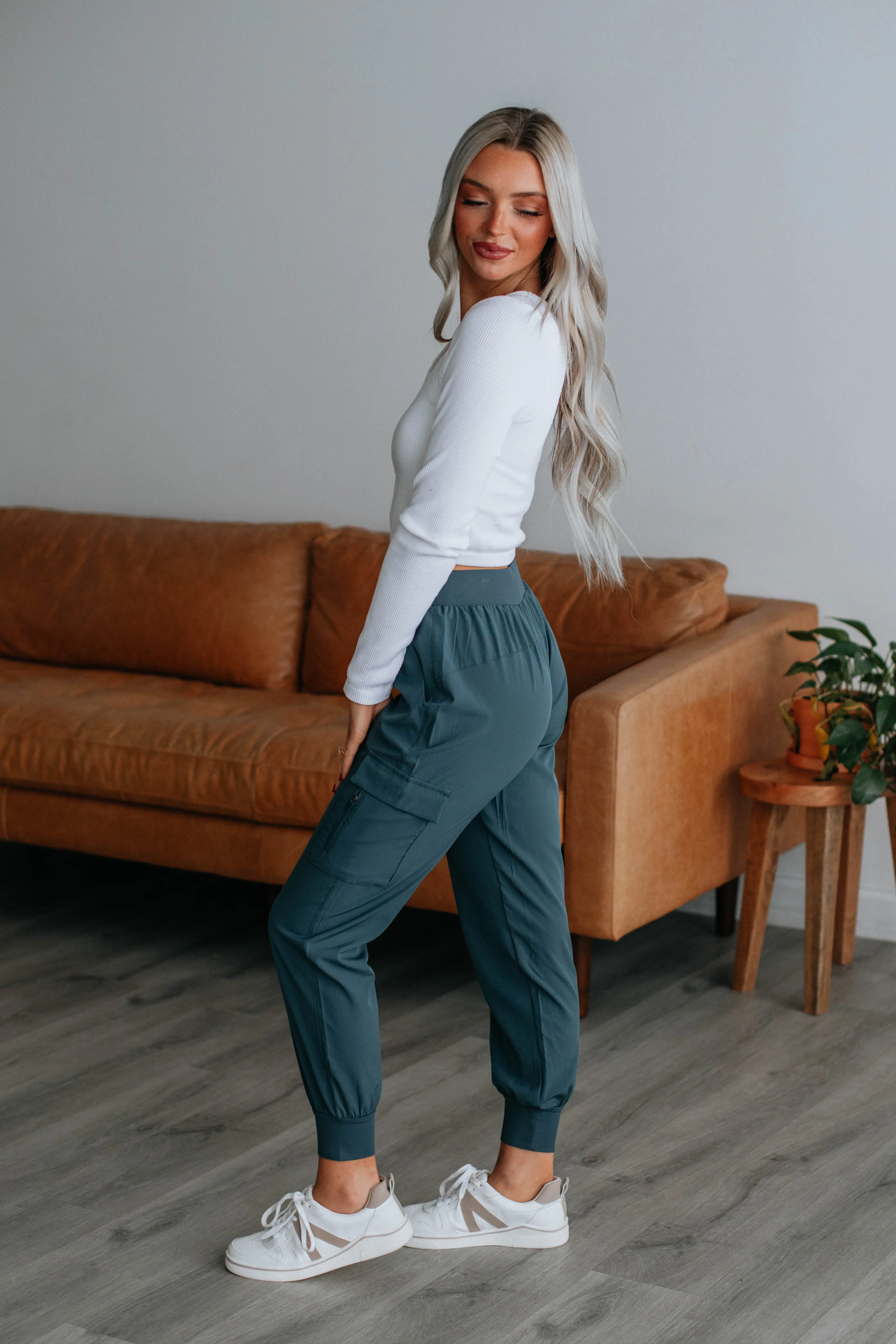 Malena Active Joggers - Peacock