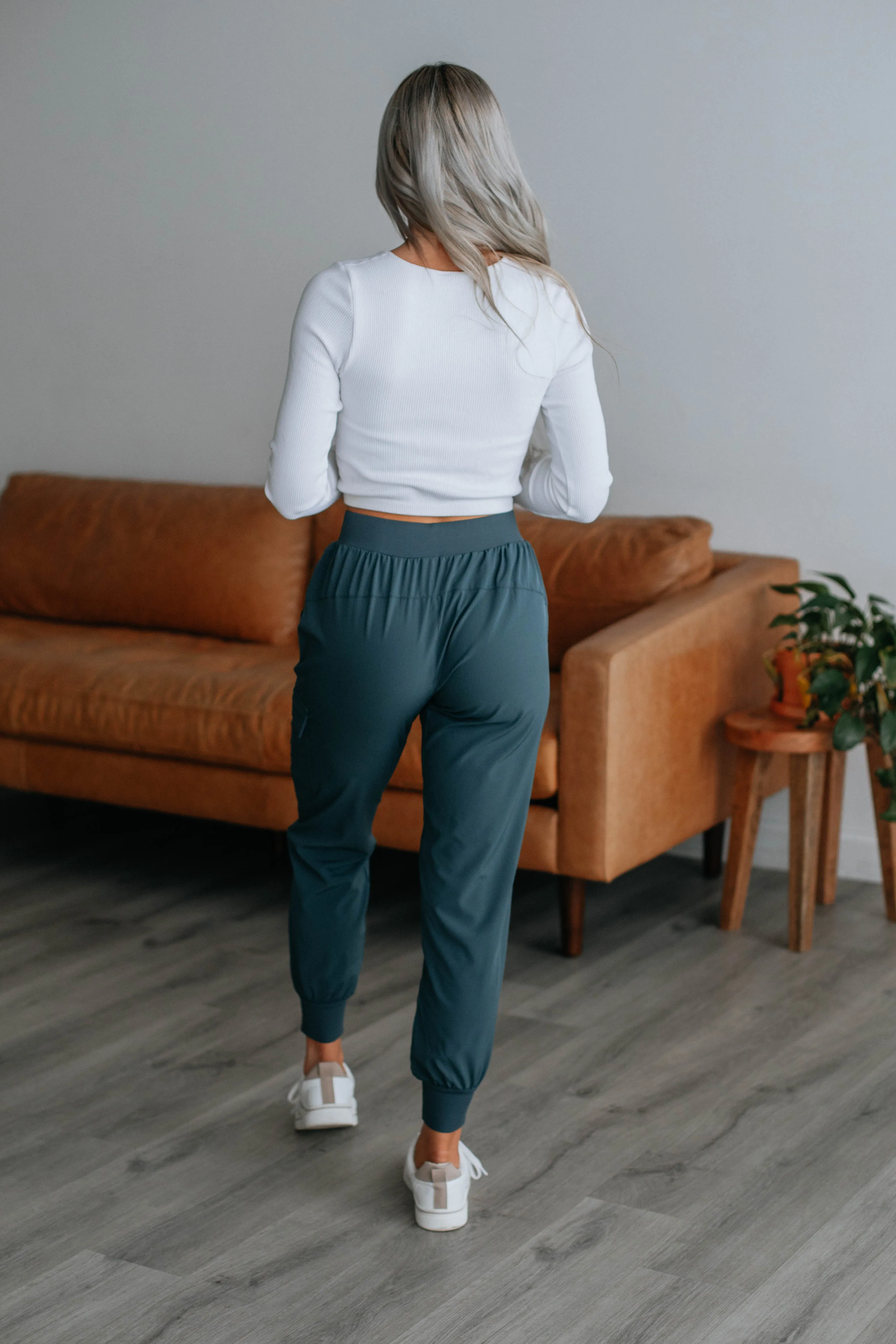 Malena Active Joggers - Peacock