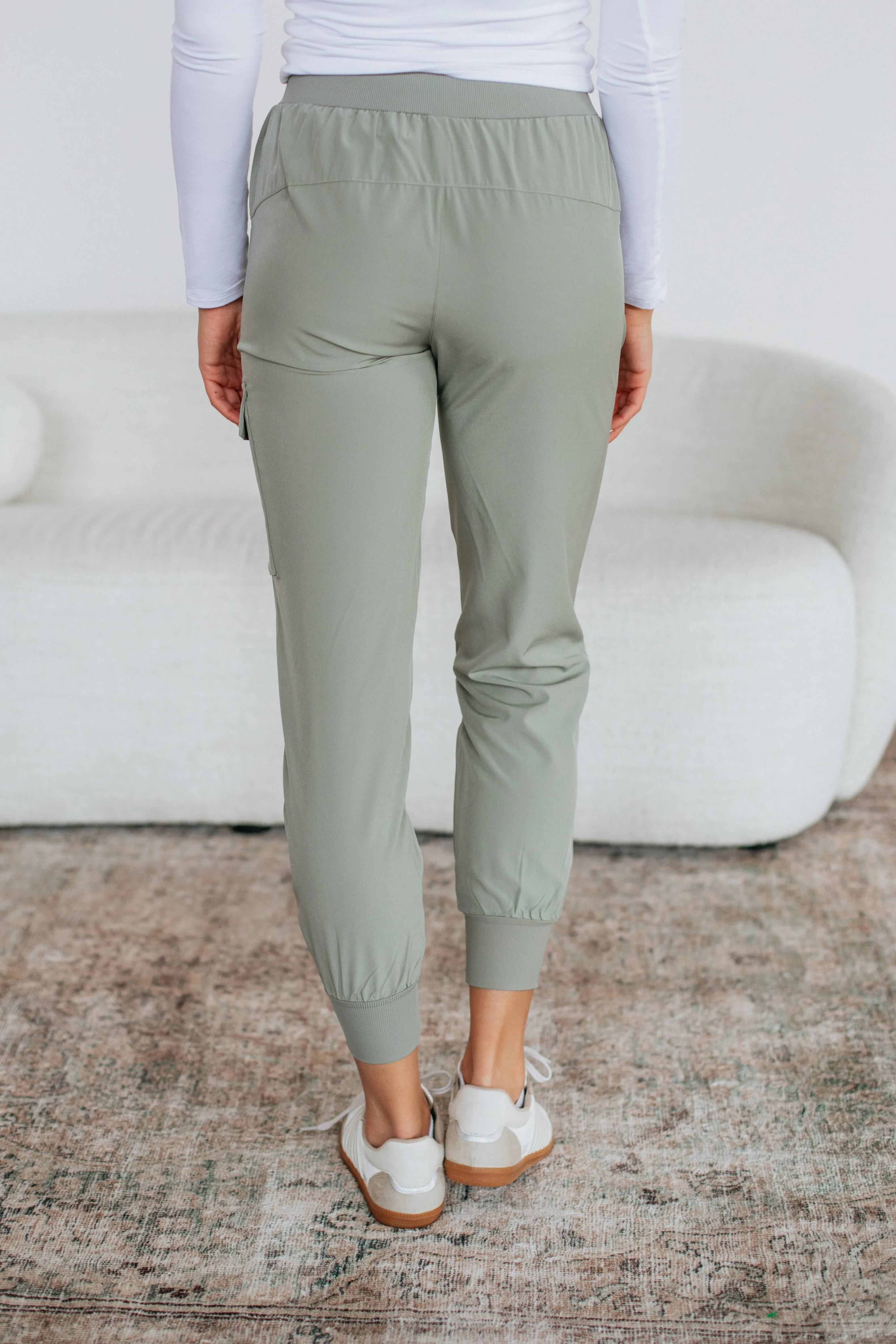 Malena Active Joggers - Sea Salt