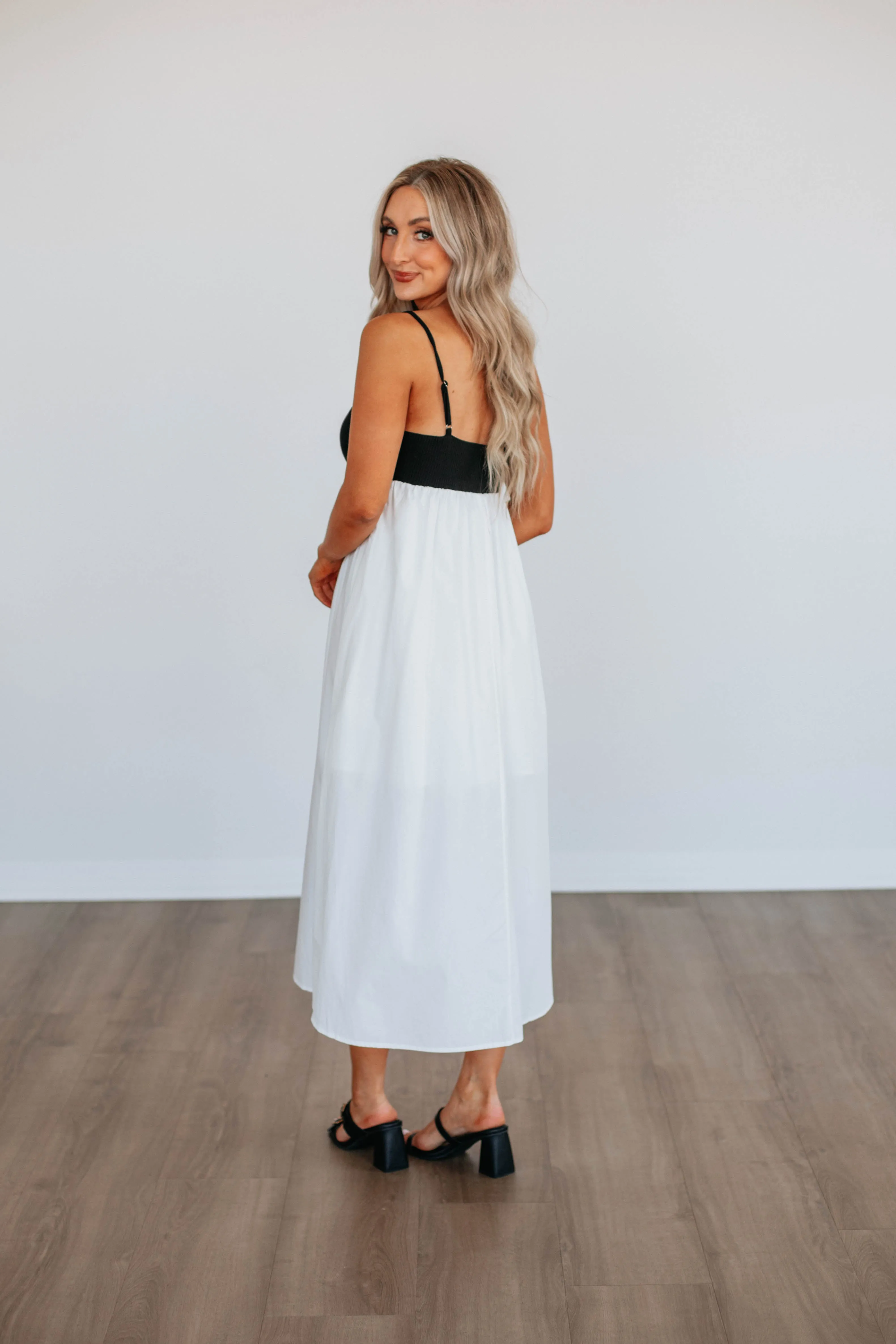 Marleigh Babydoll Midi Dress