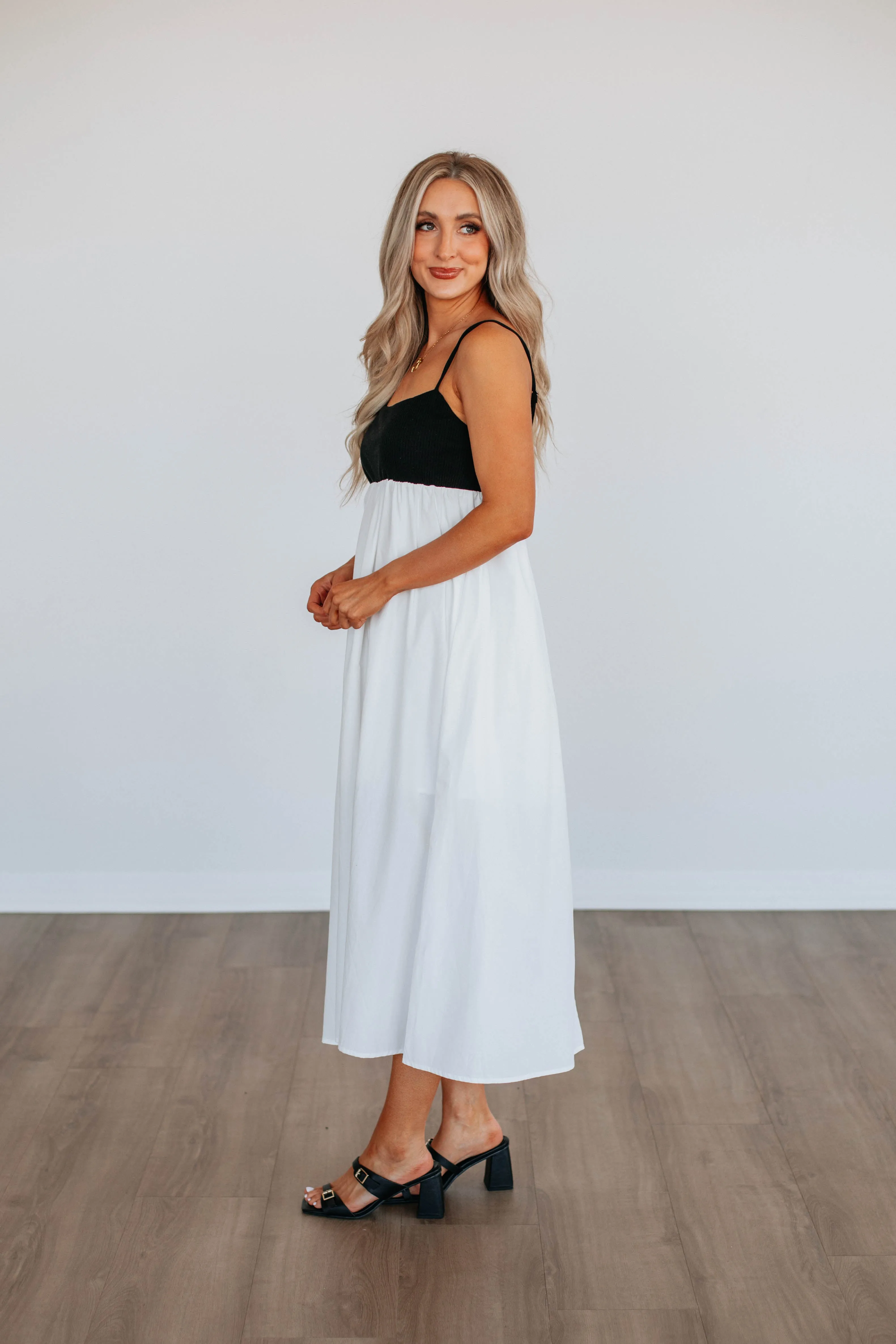 Marleigh Babydoll Midi Dress