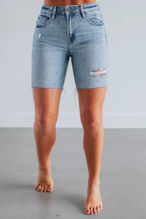 Marlin Hidden Shorts - Medium Wash