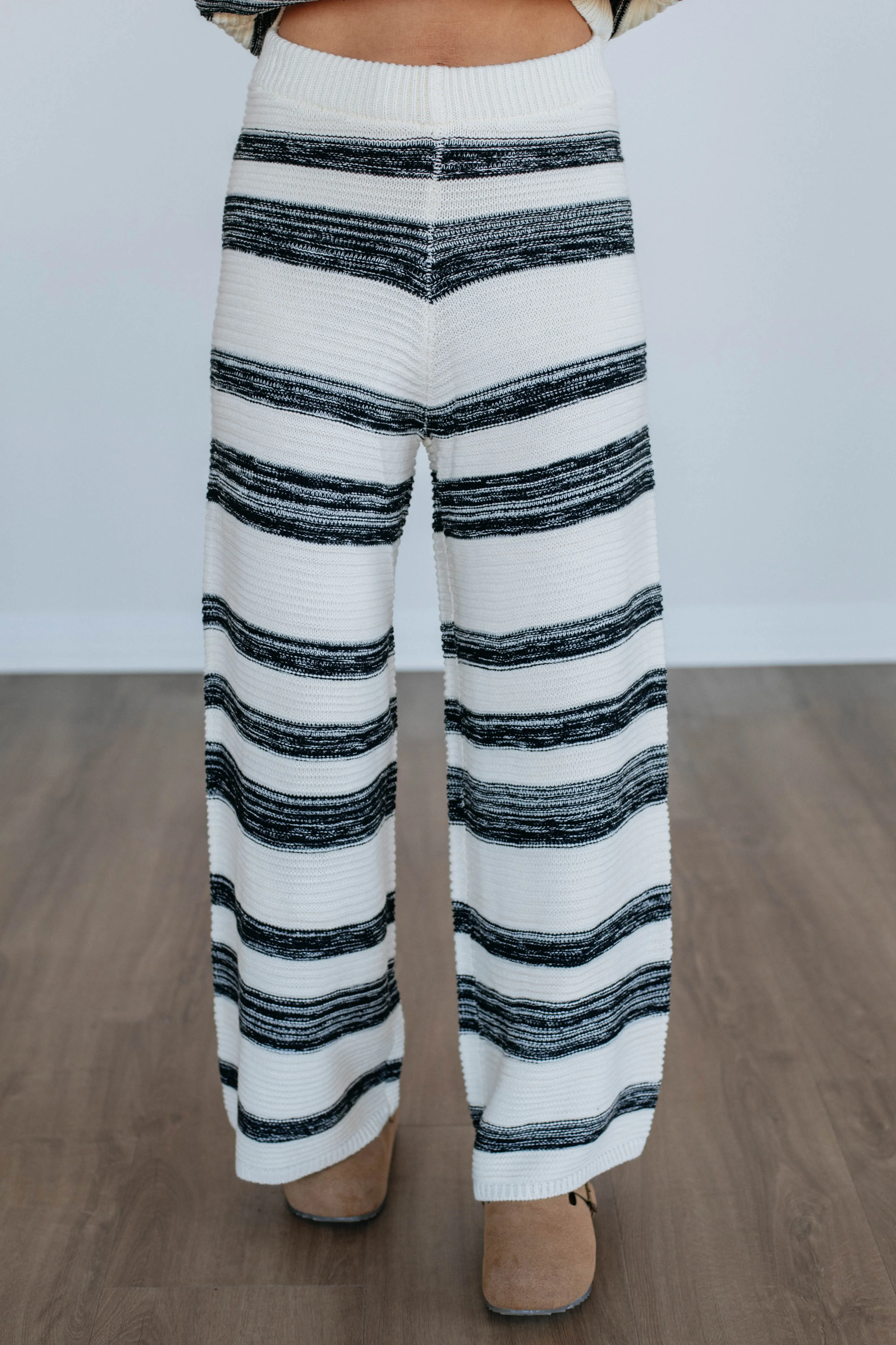 Maygan Striped Sweater Pants