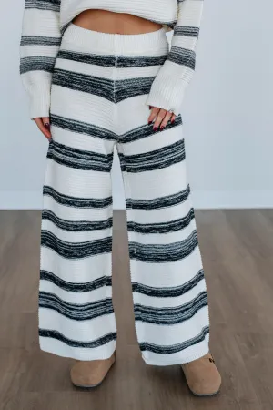 Maygan Striped Sweater Pants