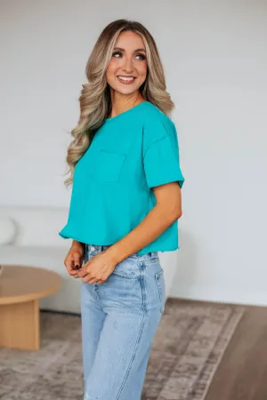 Moran Basic Top - Turquoise