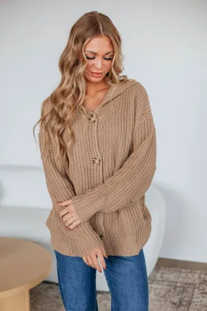 Moriah Knit Cardigan - Taupe