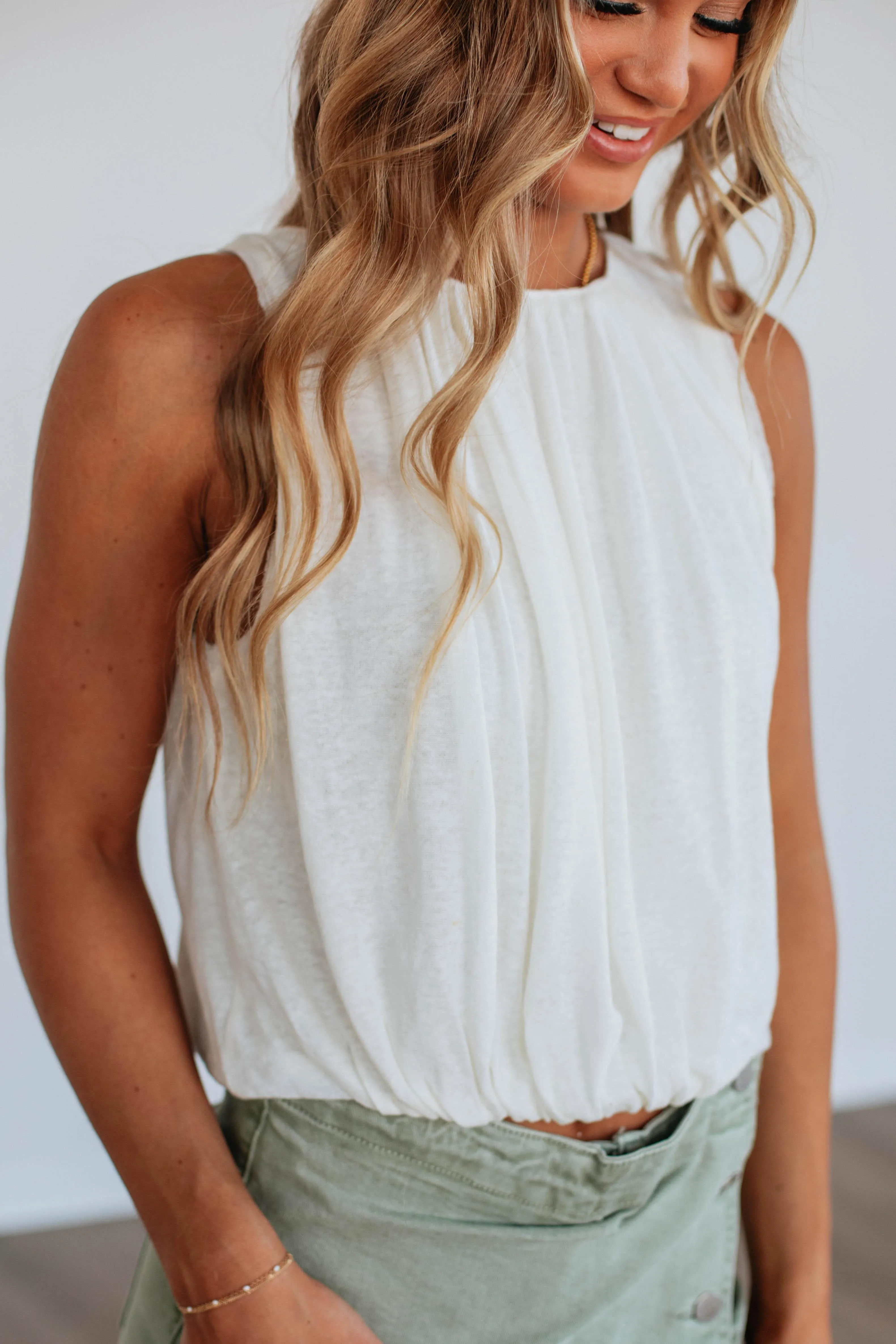 Pasha Linen Top