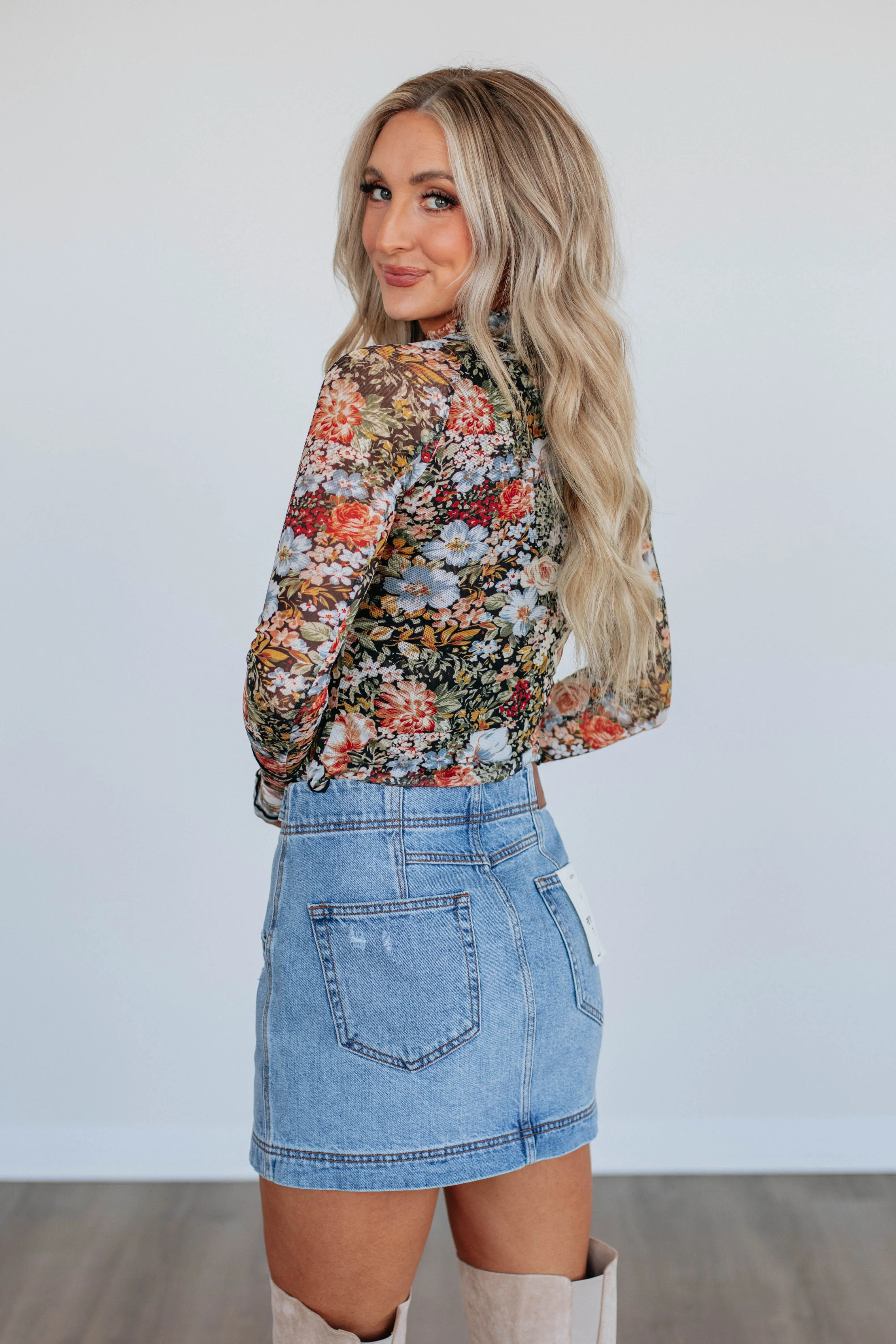 Peyton Hidden Denim Skirt - Soulful