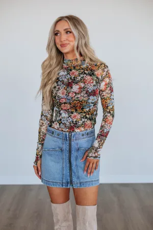 Peyton Hidden Denim Skirt - Soulful