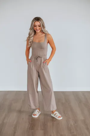 Quentin Jumpsuit - Taupe