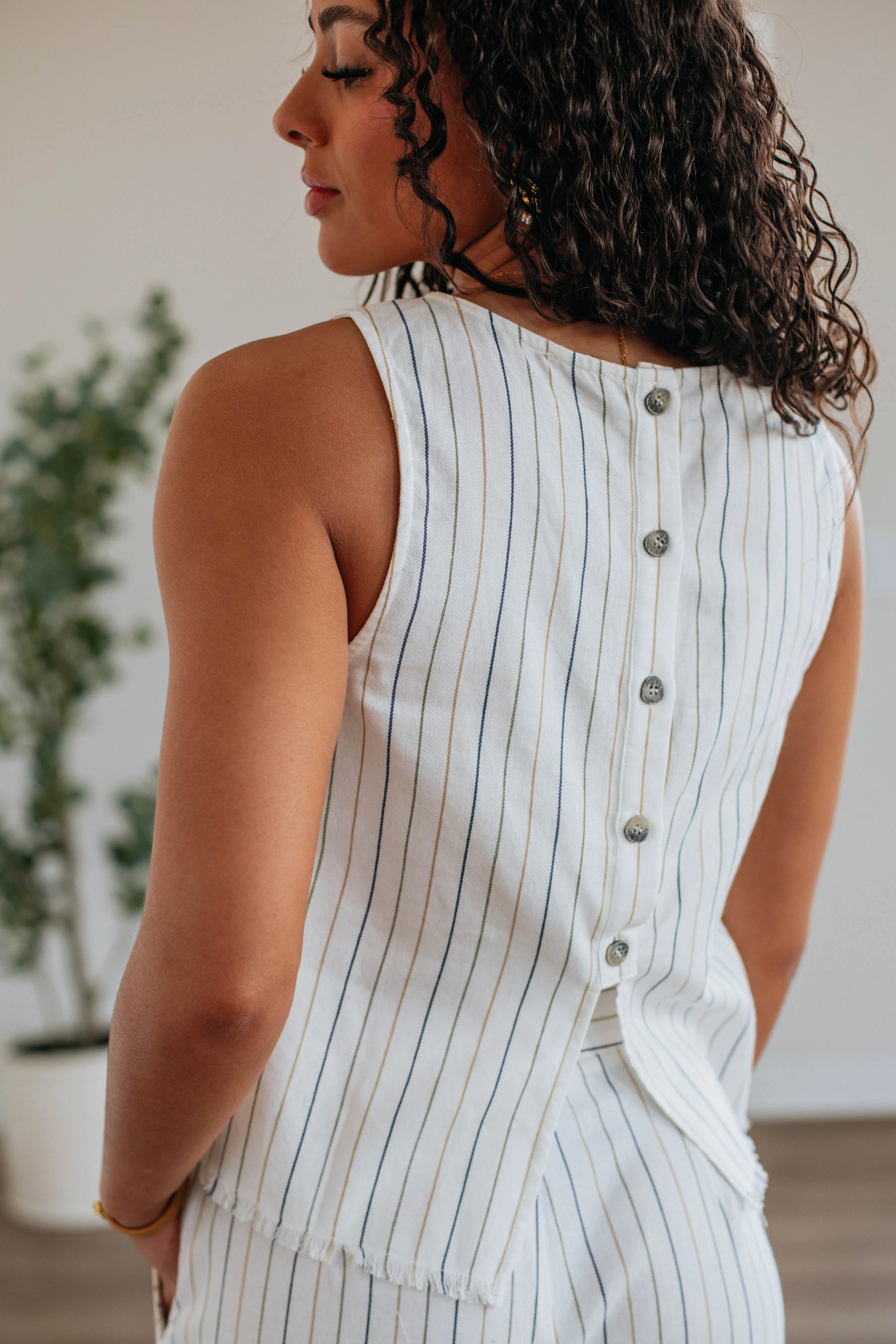 Reyna Striped Top