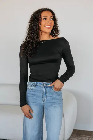 Ronin Long Sleeve Top - Black