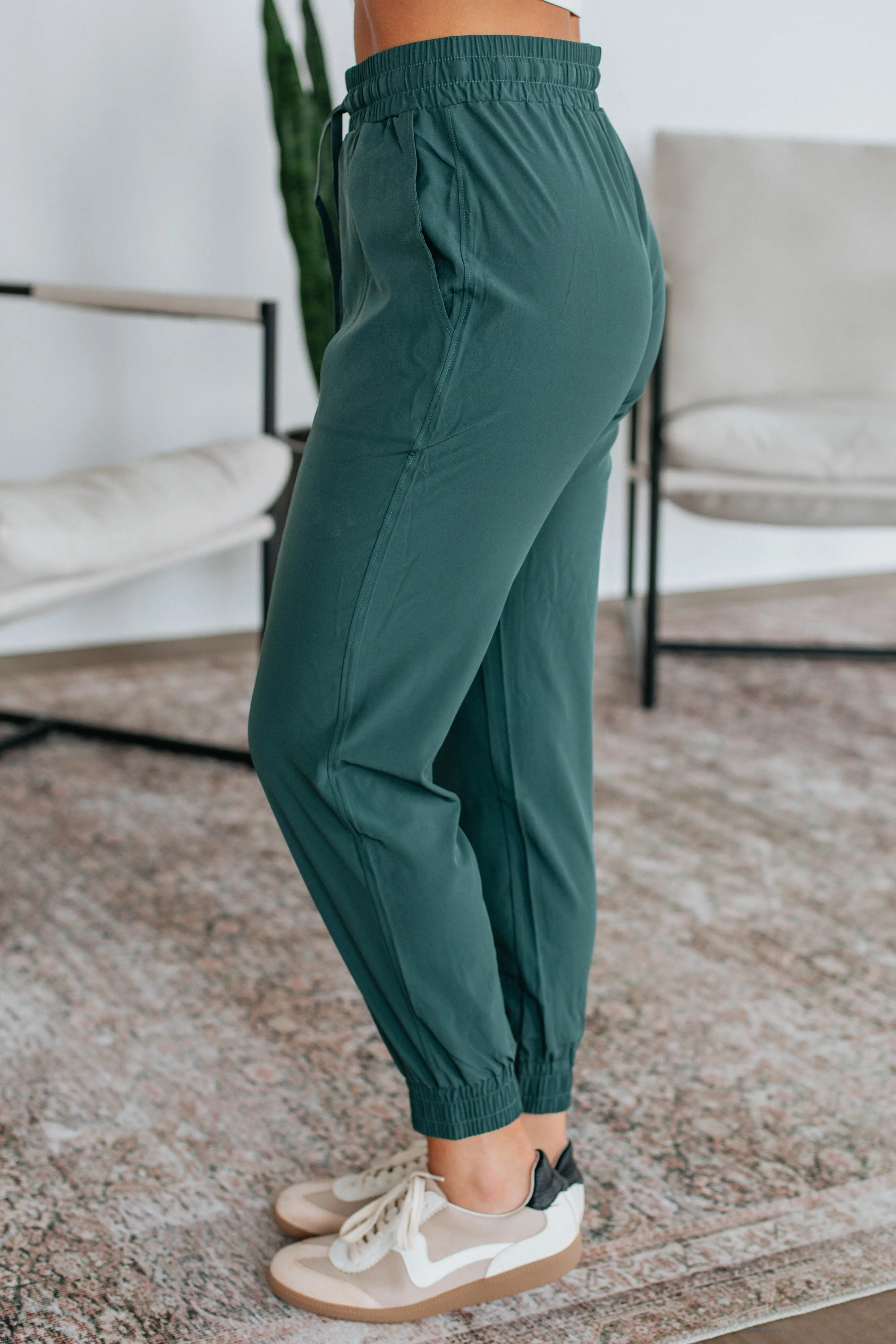 Rowin Active Joggers - Peacock
