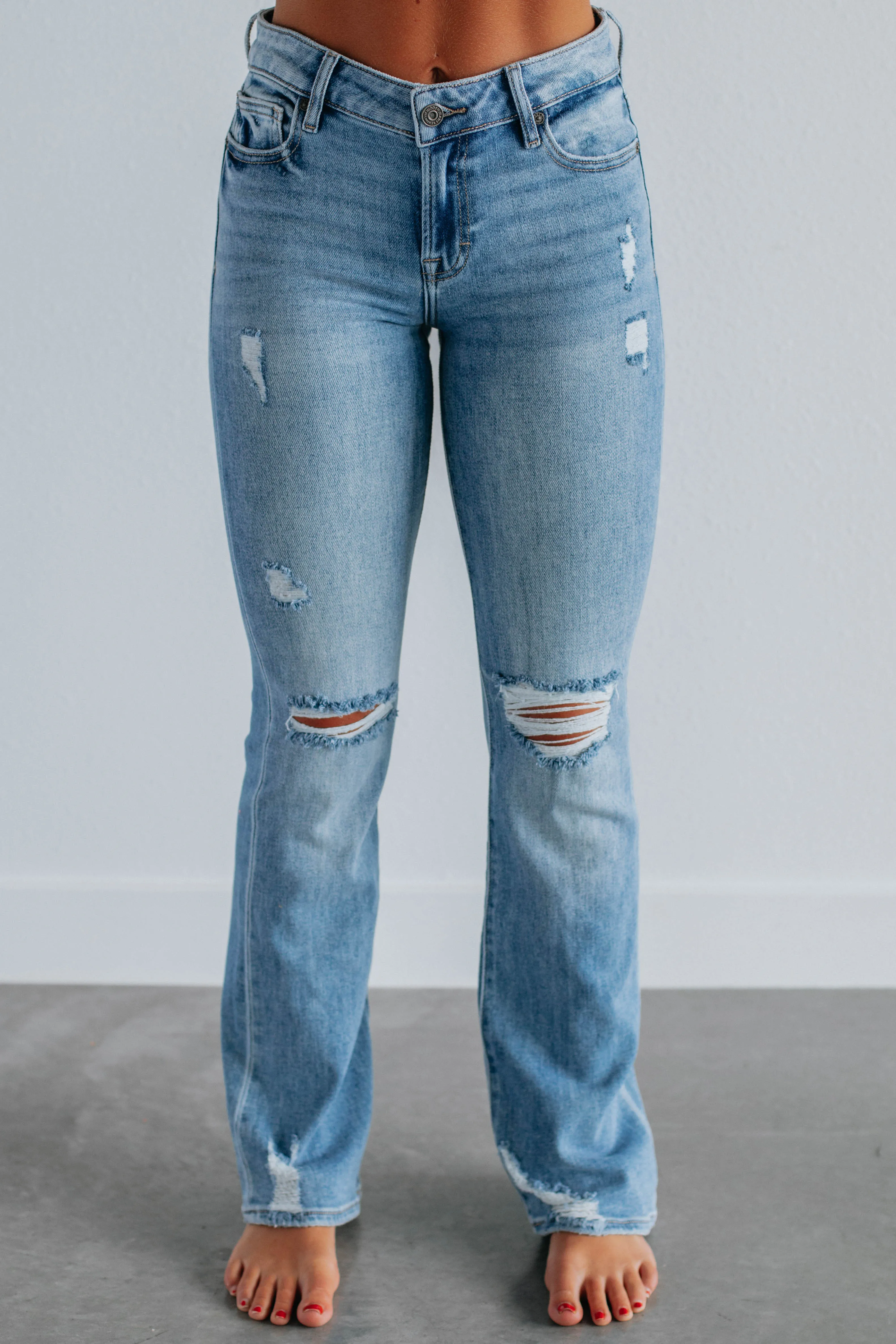Ryan Hidden Jeans - Medium Wash