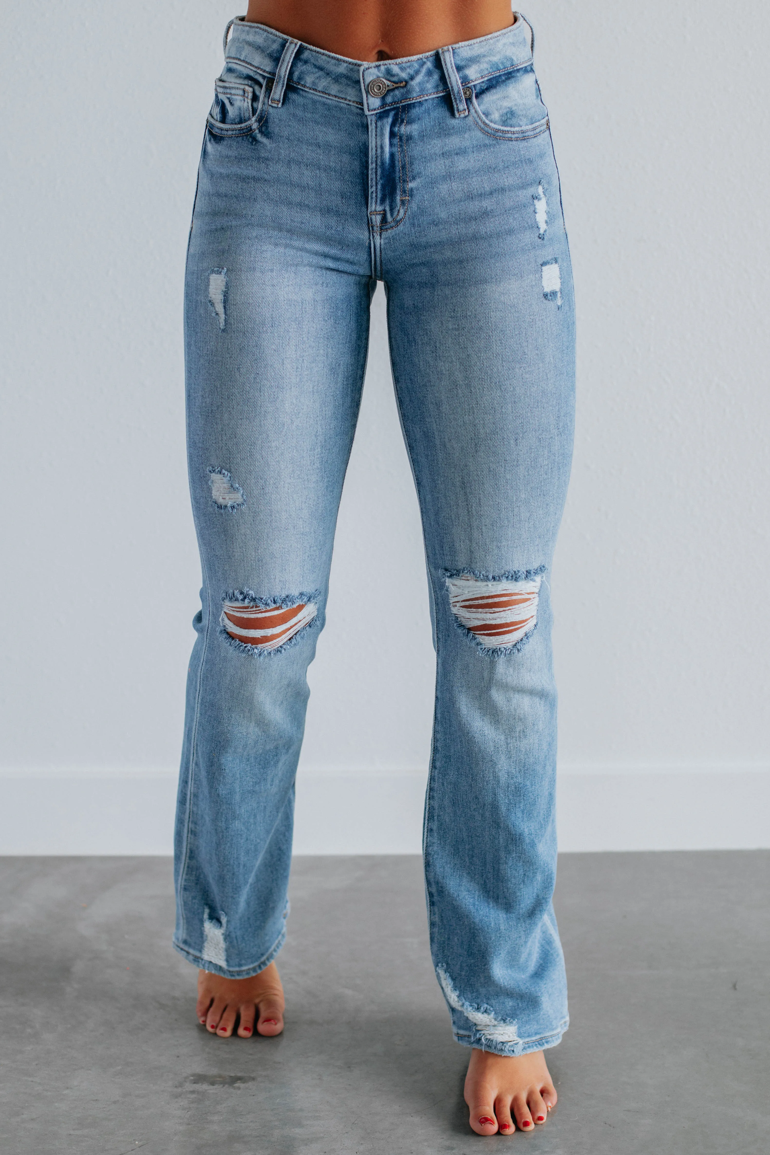 Ryan Hidden Jeans - Medium Wash