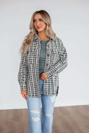 Setting New Standards Shacket - Black Mix
