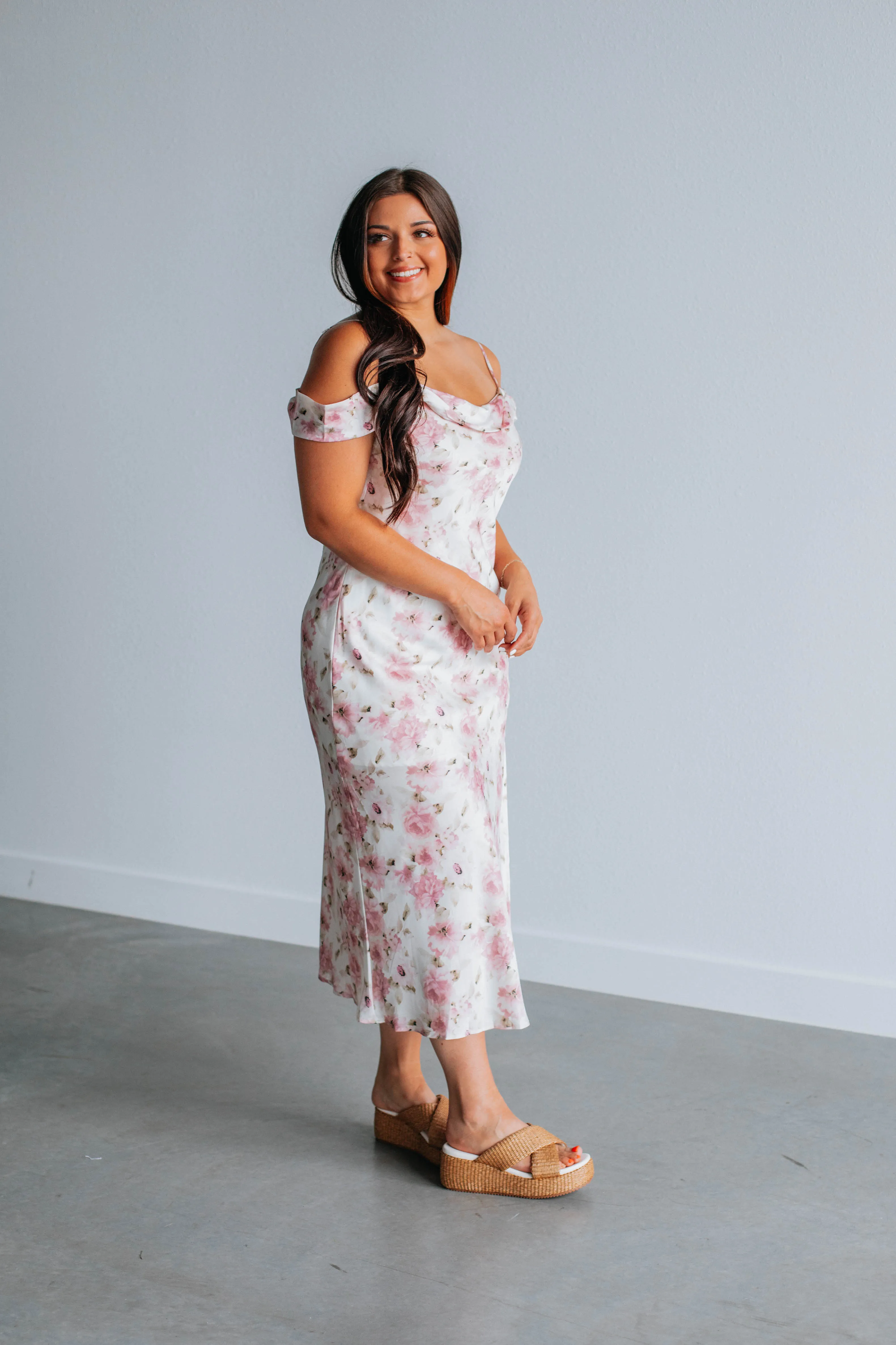 Shirley Satin Dress