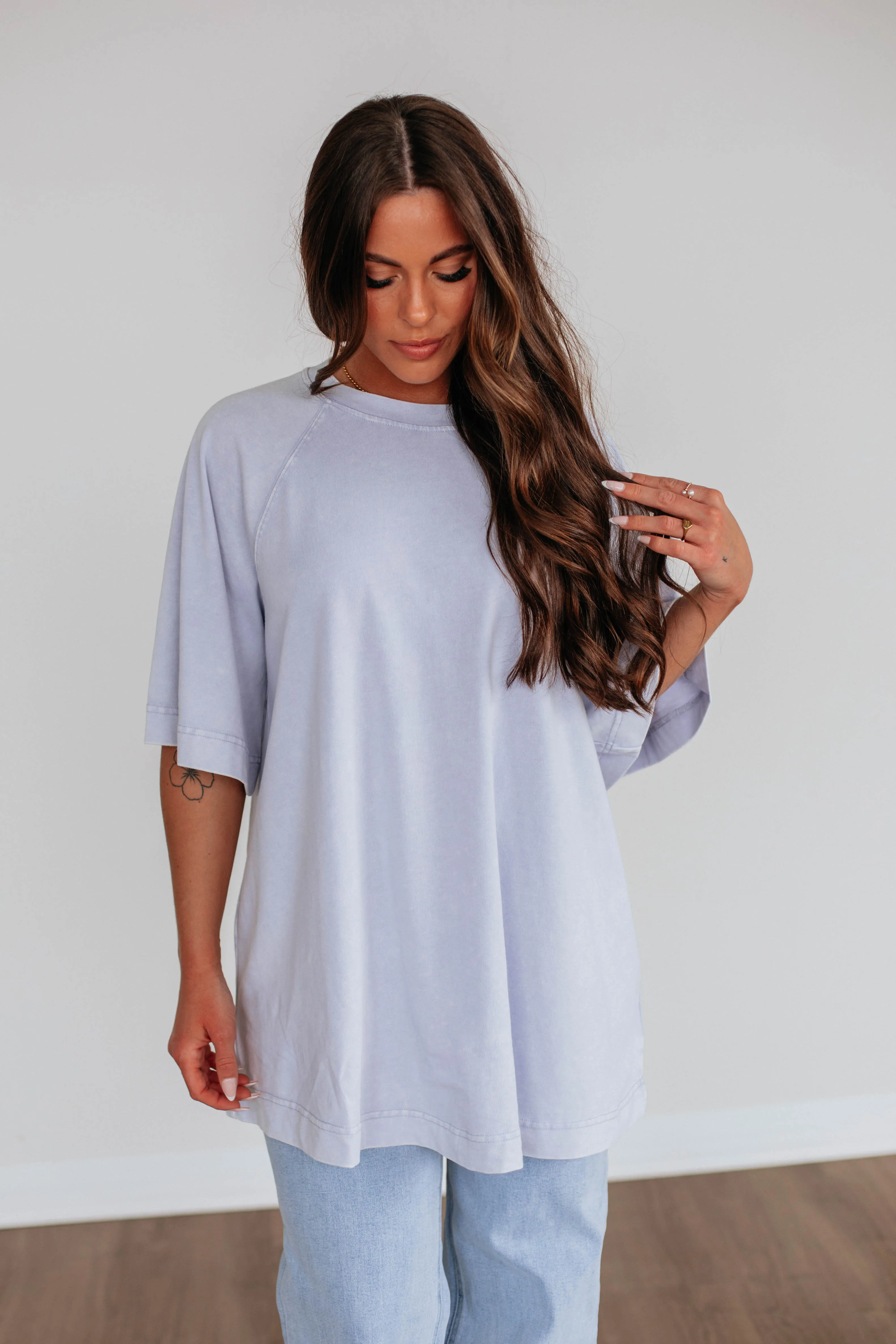 Skylen Oversized Tee - Lavender