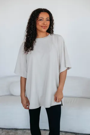 Skylen Oversized Tee - Natural