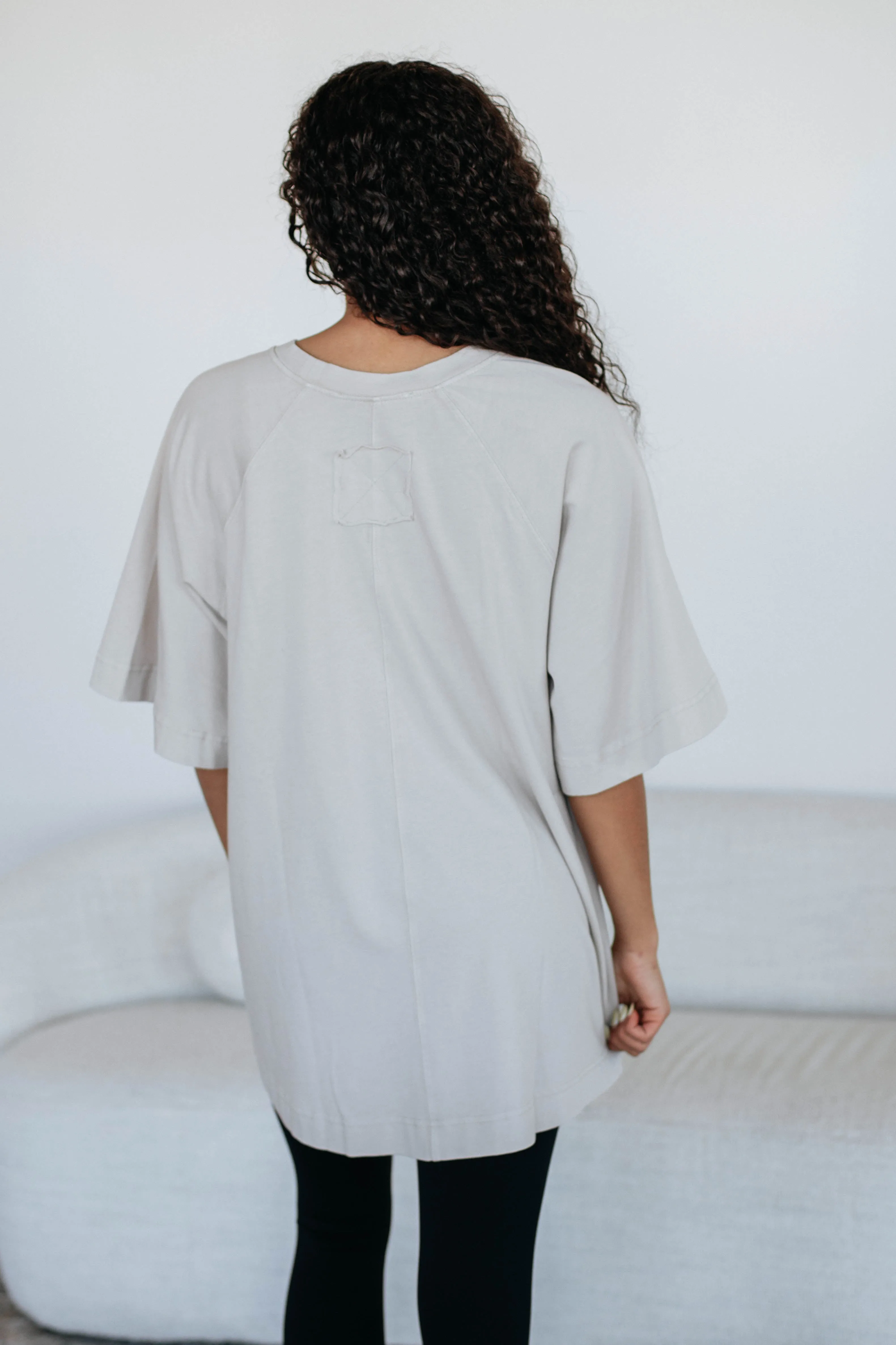 Skylen Oversized Tee - Natural