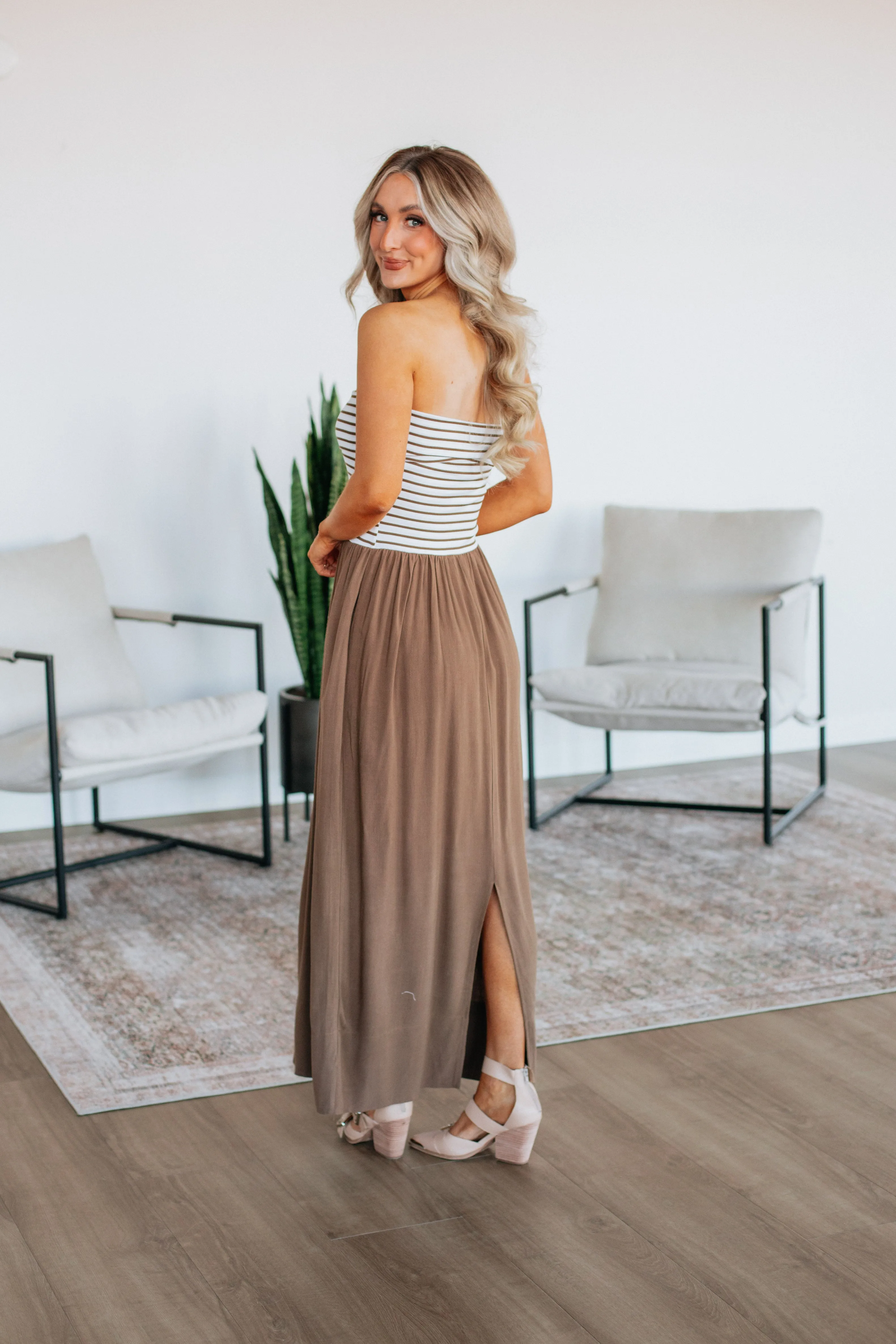 Tatia Contrast Dress
