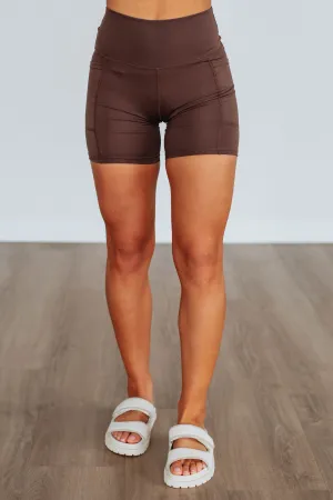Tayten Biker Shorts - Espresso