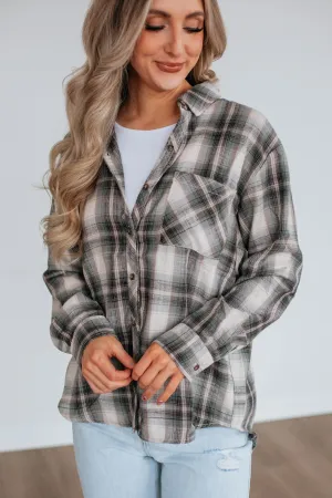 Teegan Flannel Top