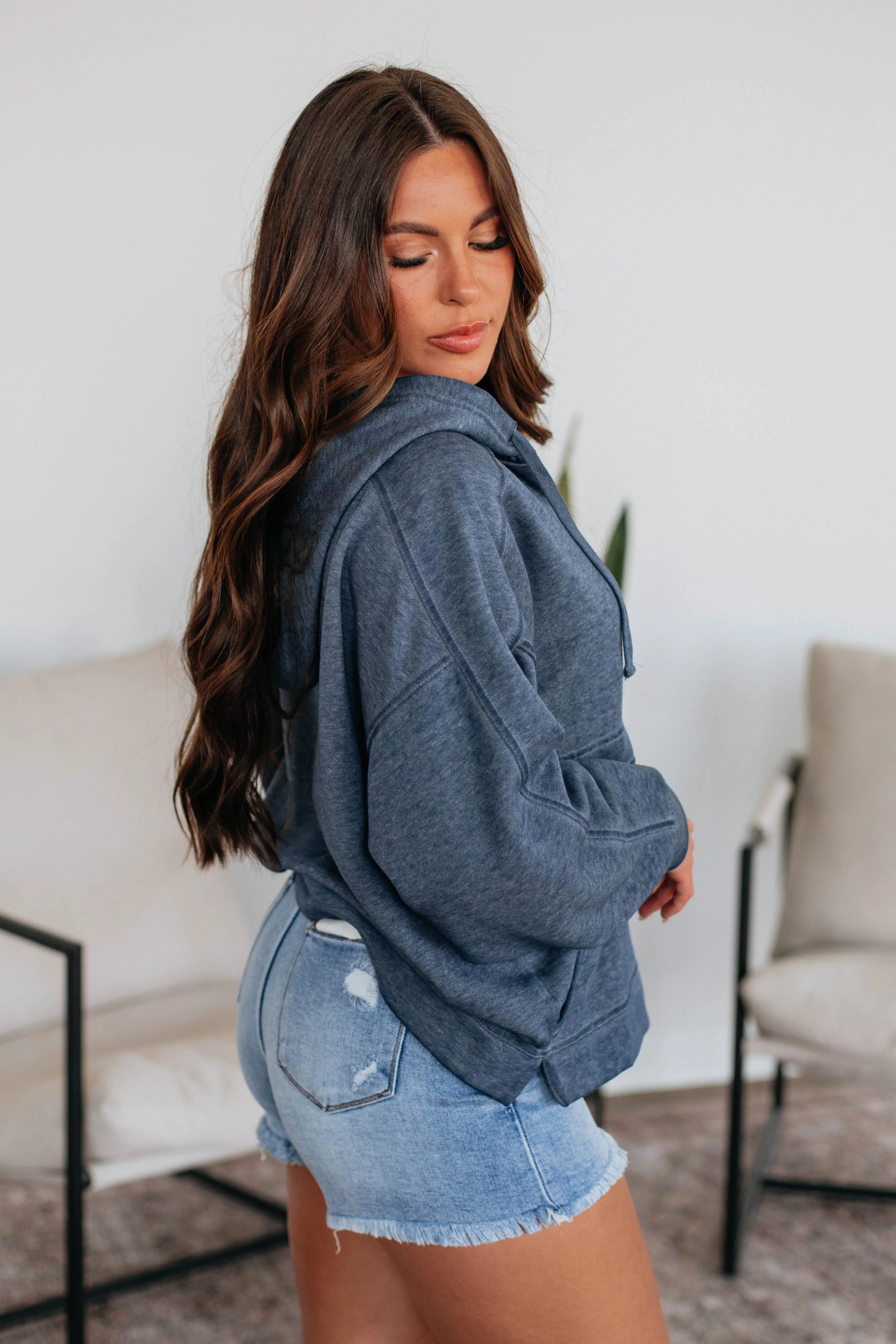 Tiara Pullover - Slate Blue