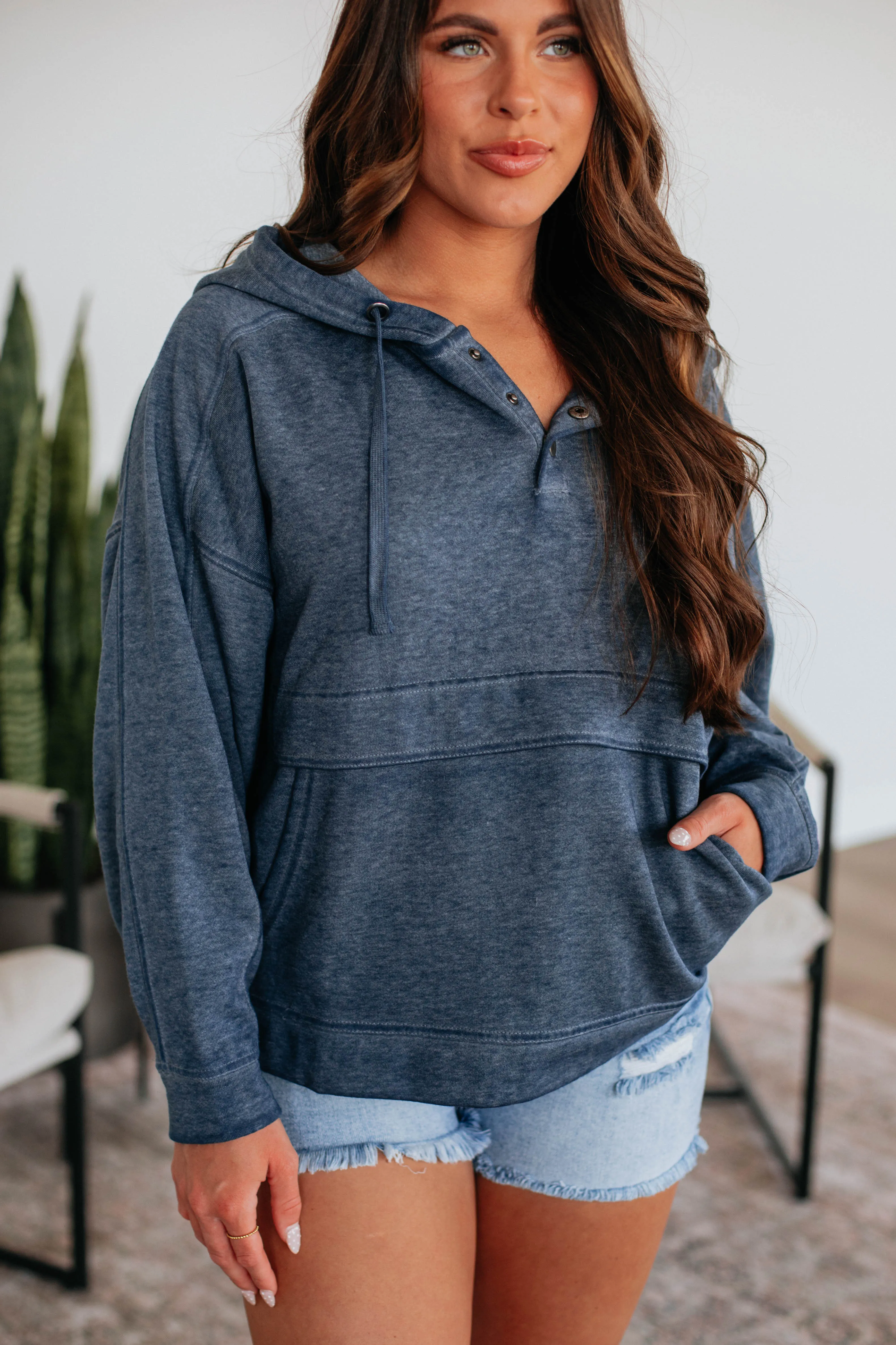 Tiara Pullover - Slate Blue