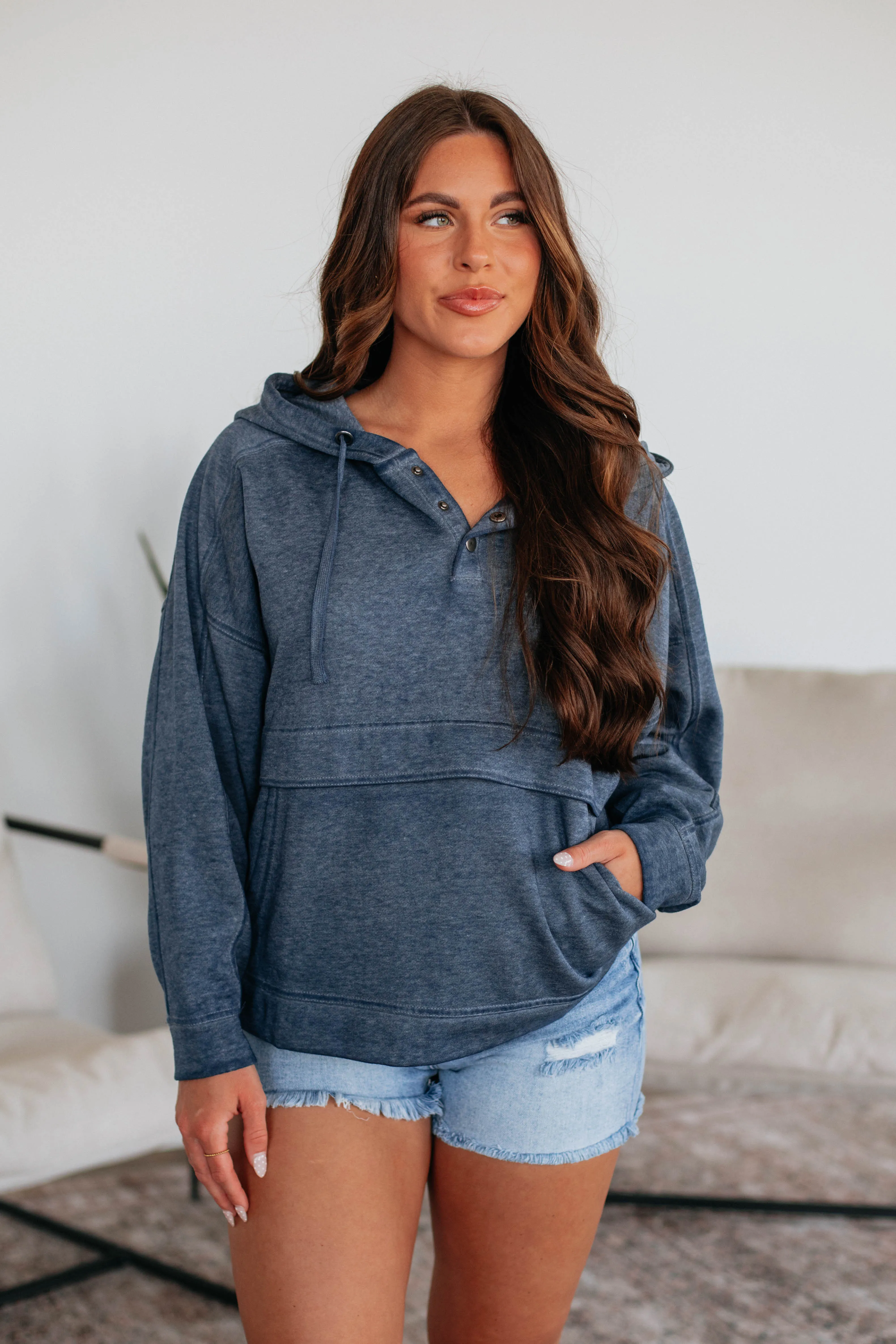 Tiara Pullover - Slate Blue