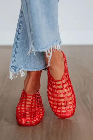 Totally Jelly Flats - Red