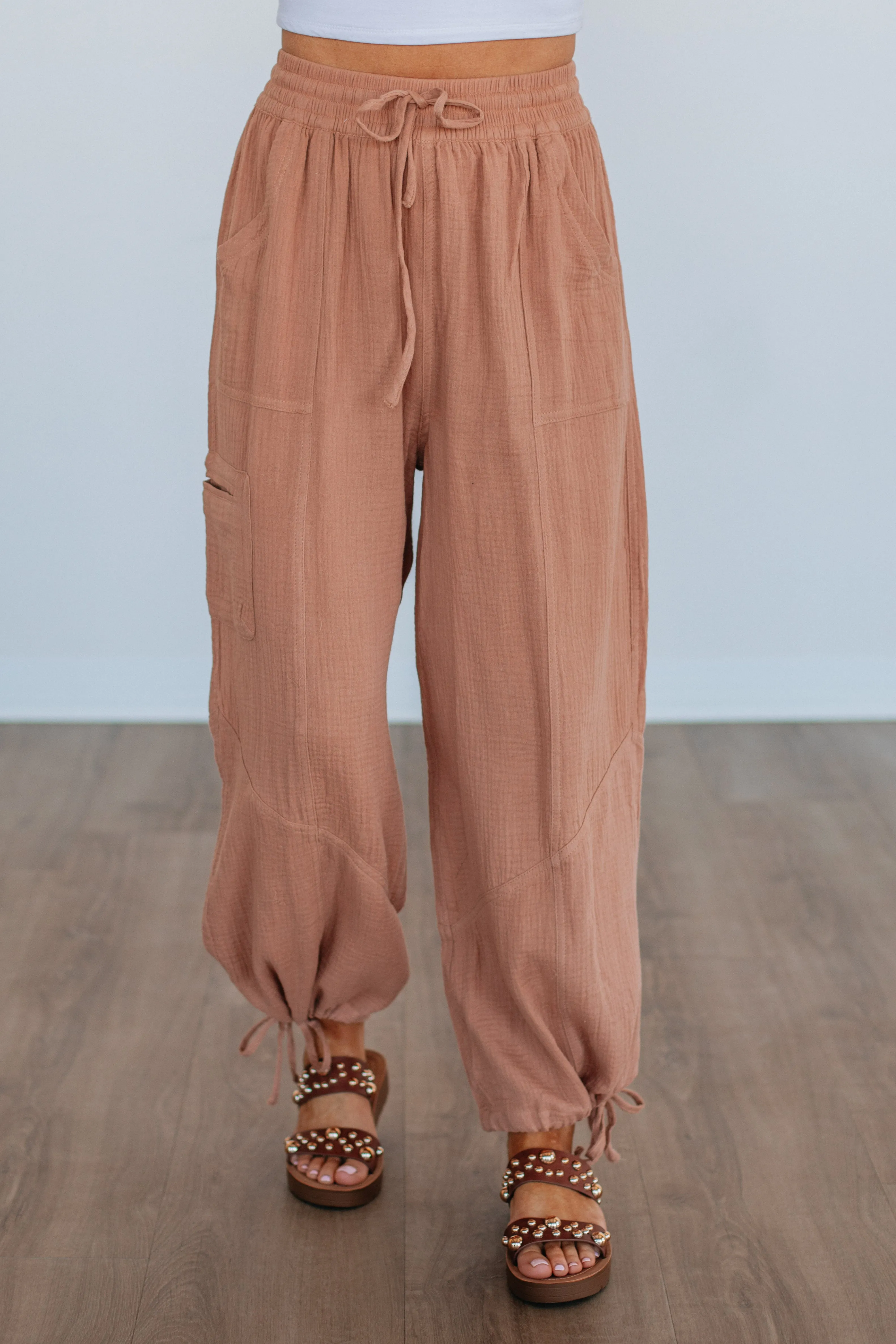 Unexpected Feelings Pants - Clay