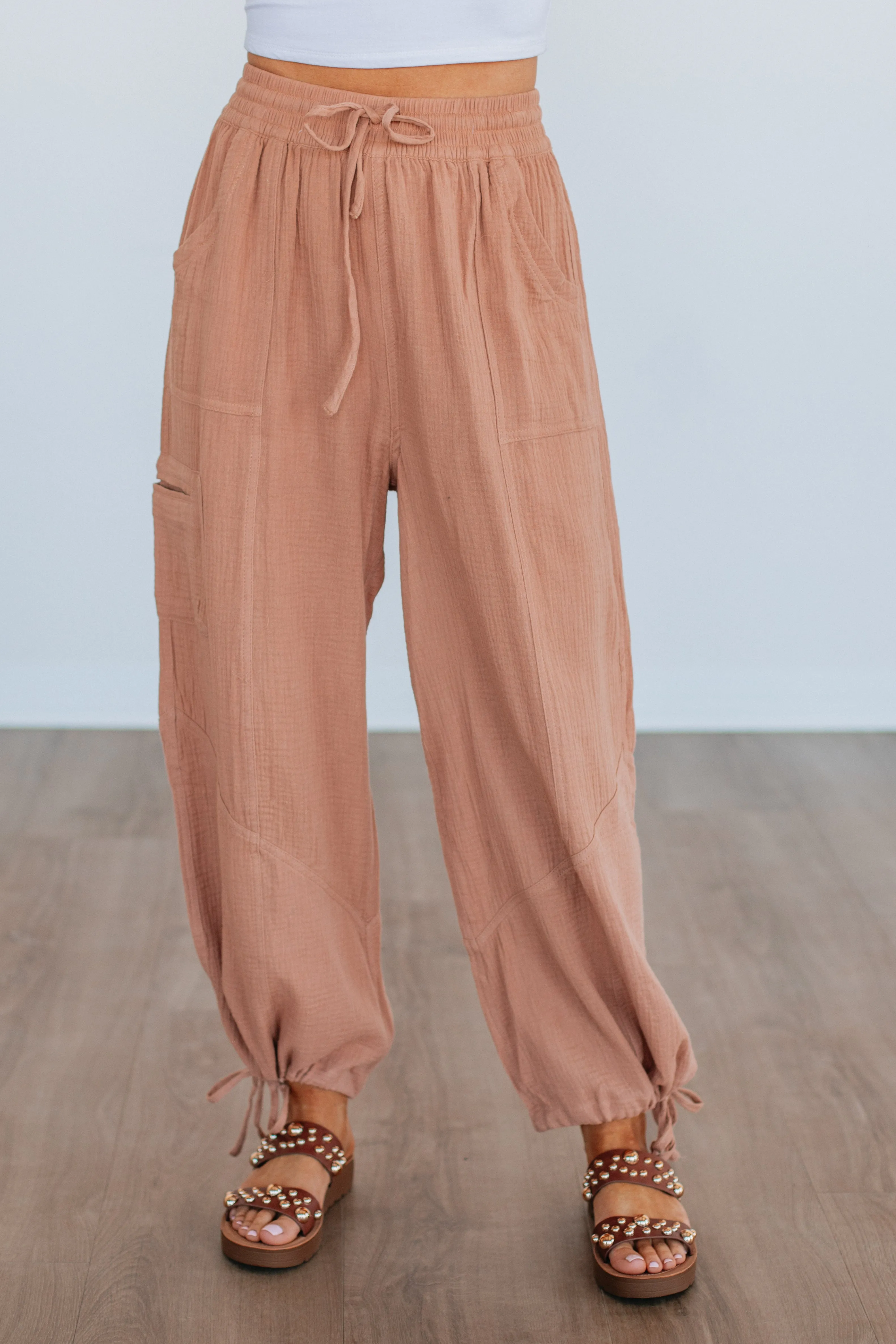 Unexpected Feelings Pants - Clay