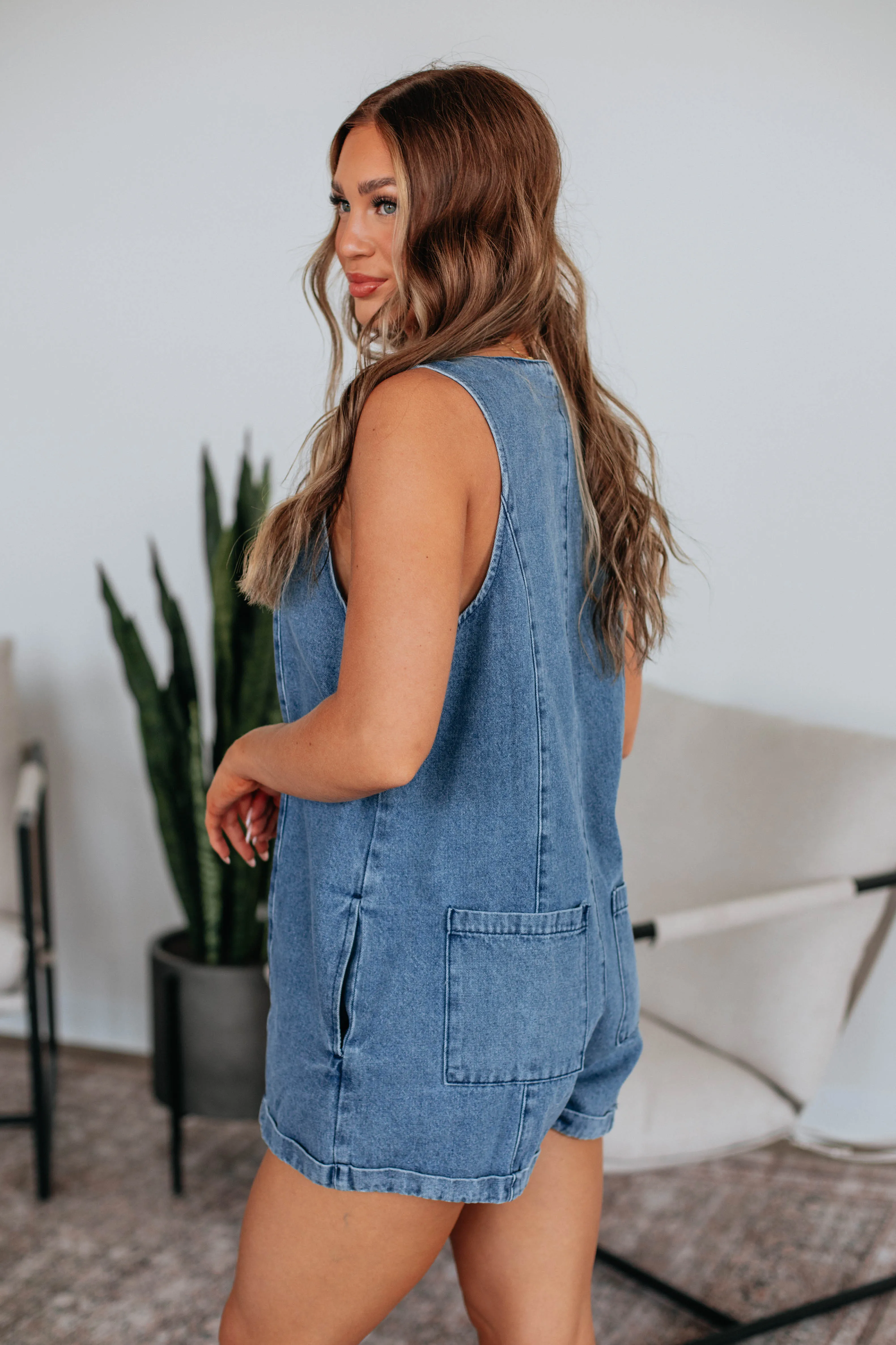 Walker Denim Romper