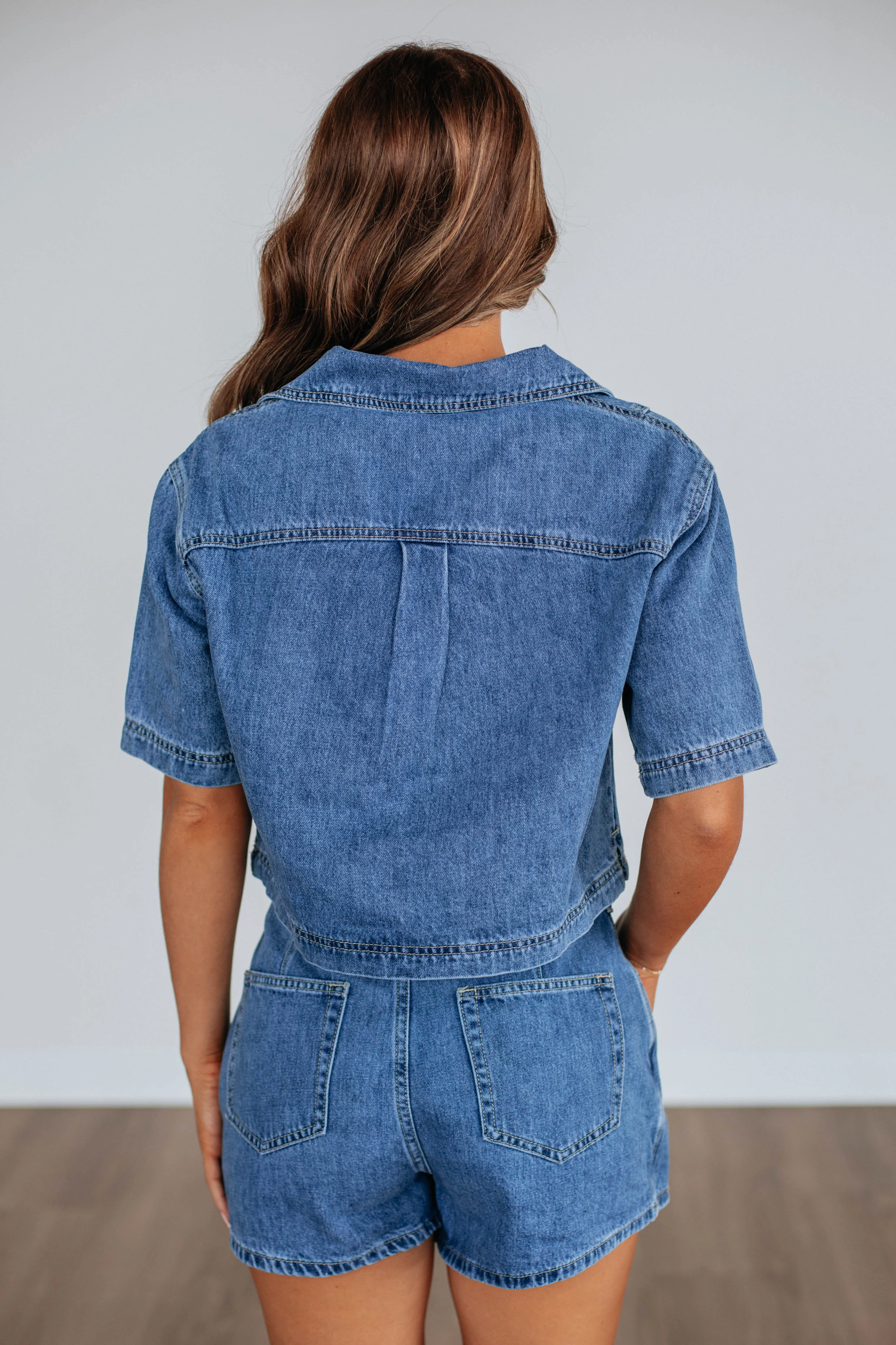 Waylen Denim Top