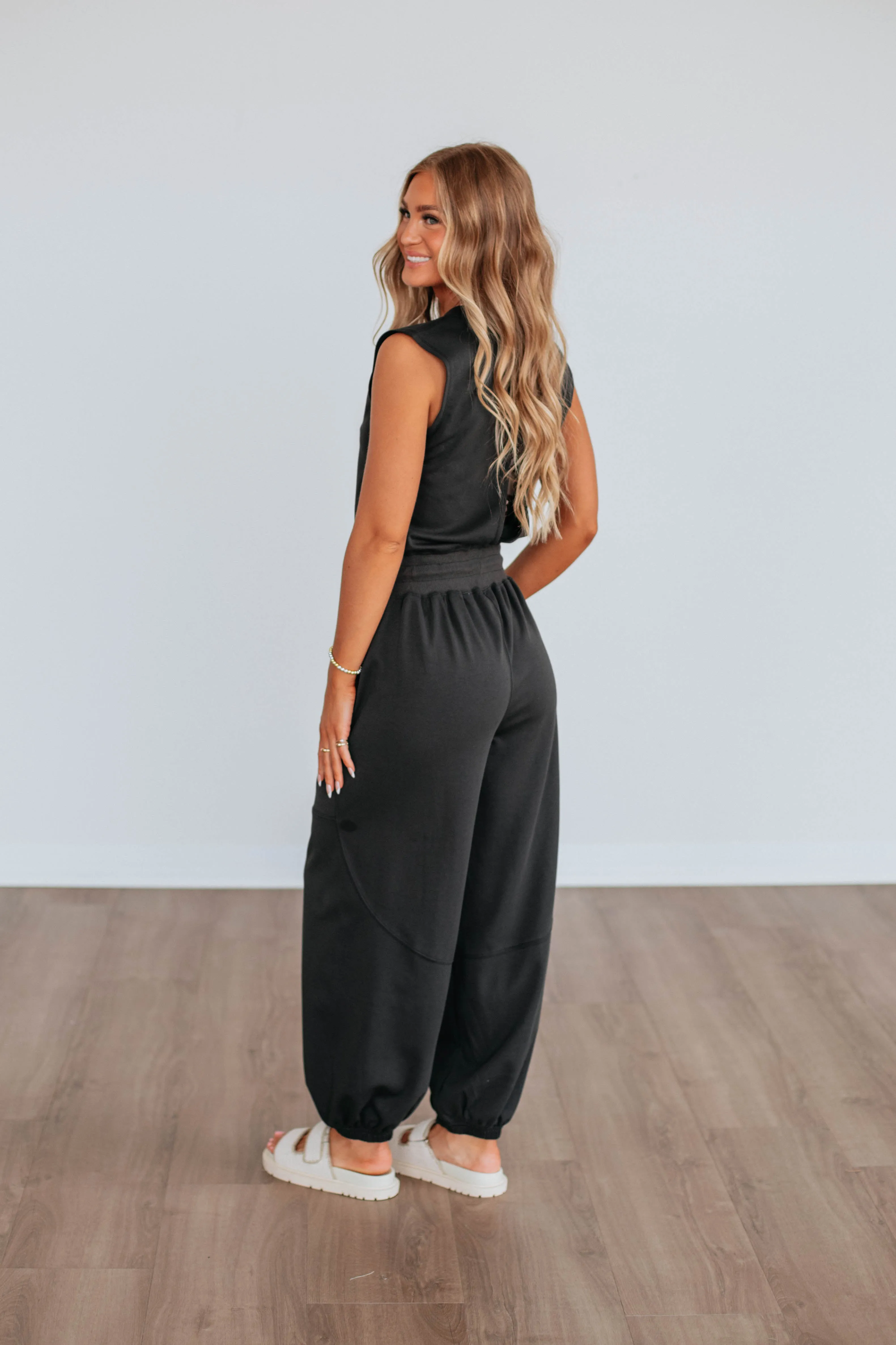 Zee Lounge Jumpsuit - Ash